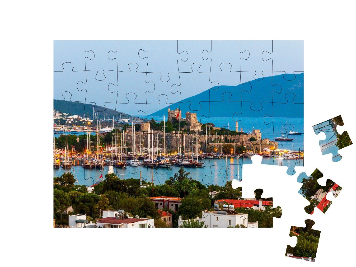 puzzleYOU Puzzle Bodrum-Burg St. Peter), 48 (Burg puzzleYOU-Kollektionen Mugla, Türkei, Puzzleteile