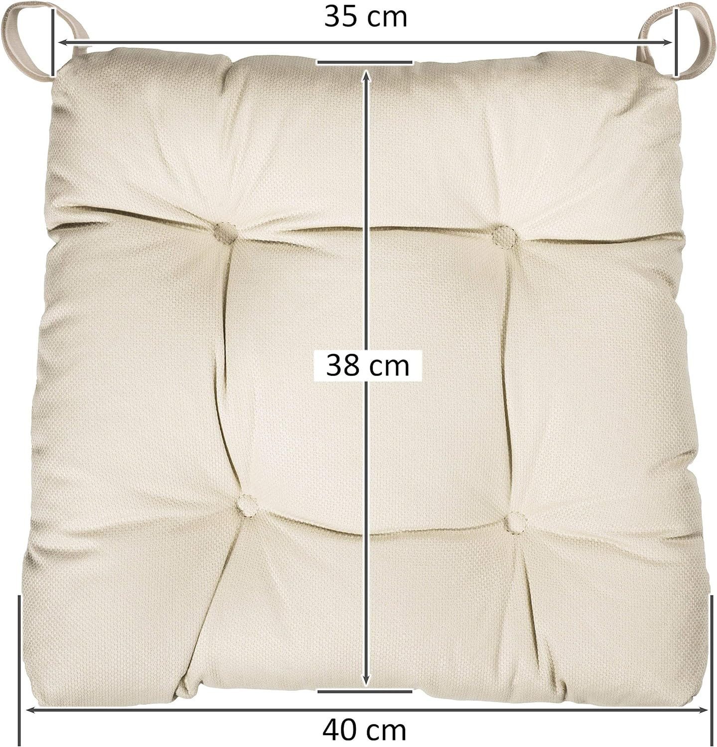 sleepling Stuhlkissen Eva, für Indoor und Outdoor, mit Klettverschluss, abr günstig online kaufen