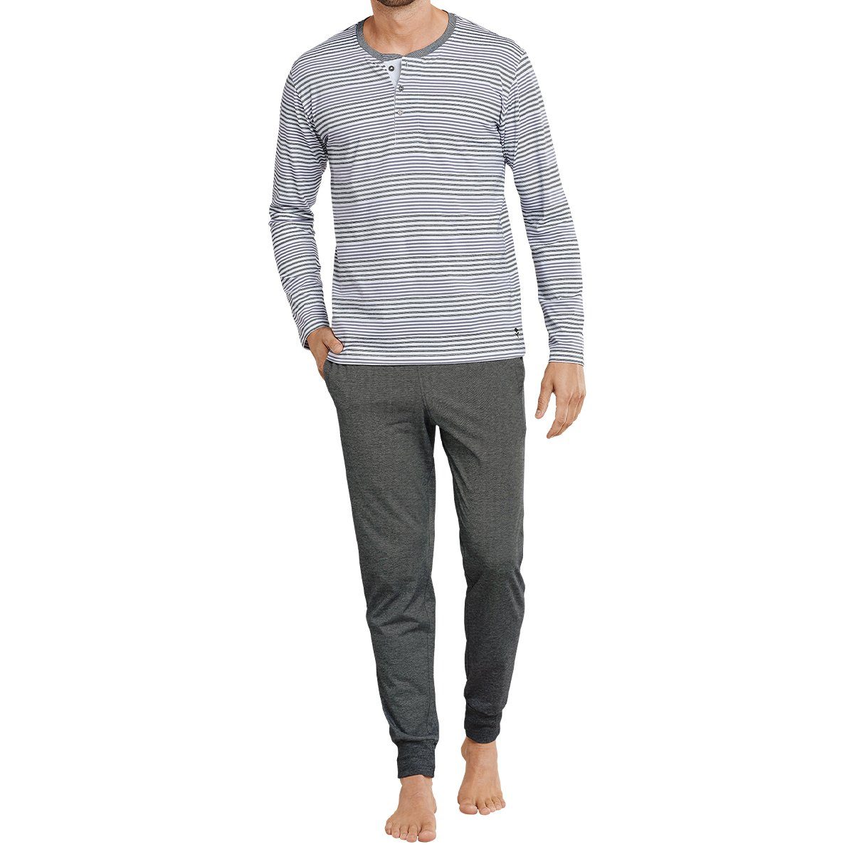 seidensticker Schlafanzug »Herren Schlafanzug Single Jersey - lang« Langarm  online kaufen | OTTO