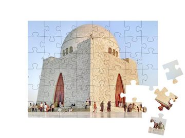 puzzleYOU Puzzle Qaid e Azam Muhammad Ali Jinah, Mazar e Qaid, 48 Puzzleteile, puzzleYOU-Kollektionen Pakistan
