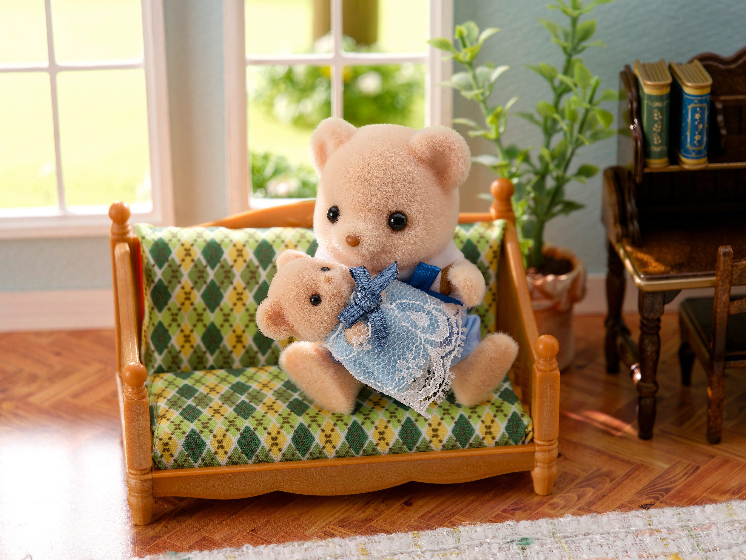 Sylvanian Families Spielfigur Biscuit Bären Drillinge