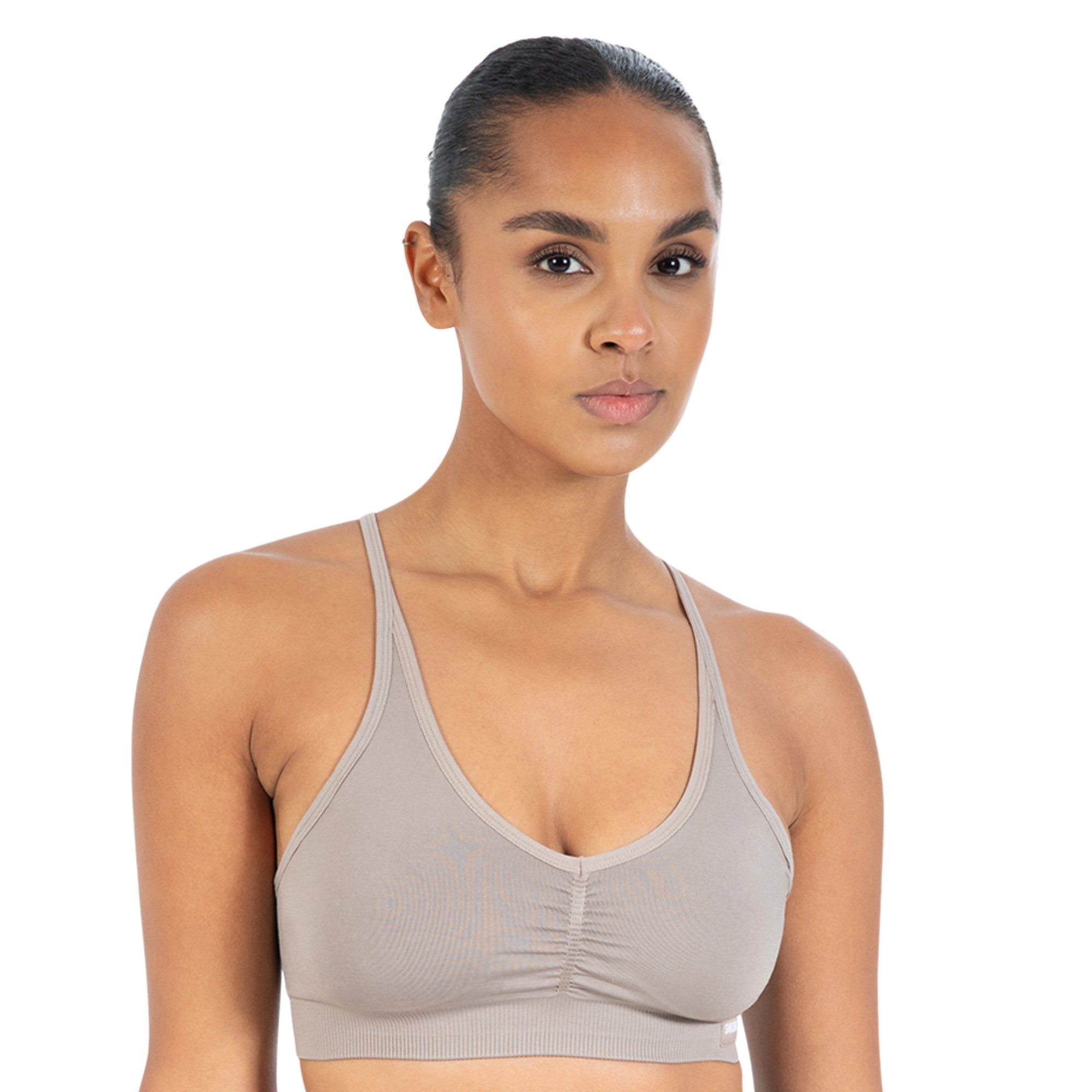 Smilodox Sport-BH Solid Scrunch Icon, Seamless Bra ohne Bügel mit verstellb günstig online kaufen