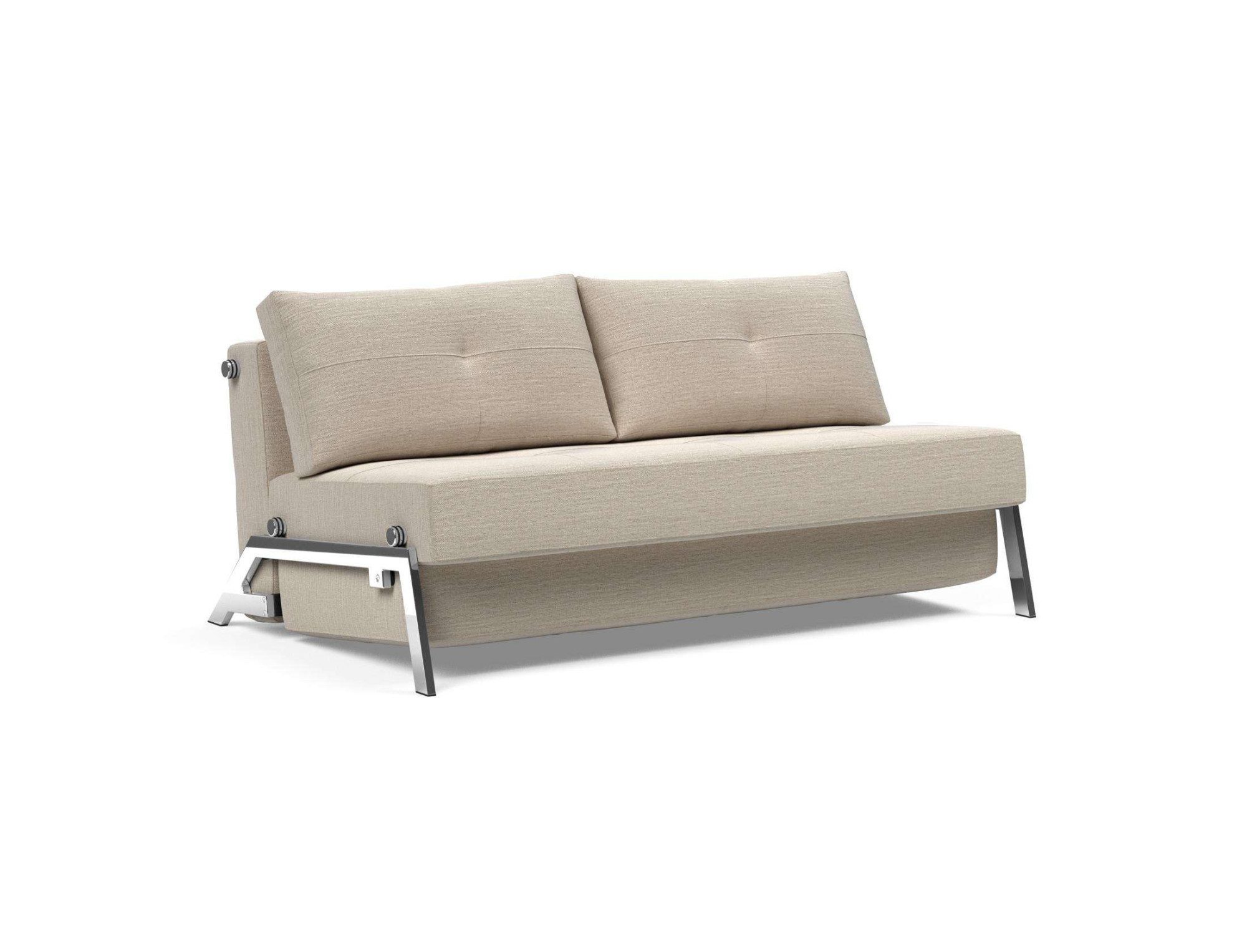 INNOVATION LIVING ™ Schlafsofa Cubed Klappsofa, hochwertige Schlaffunktion, Design und extra Komfort, Frontauszug, sehr platzsparend, abgewinkelt Sitzen, waagerecht liegen