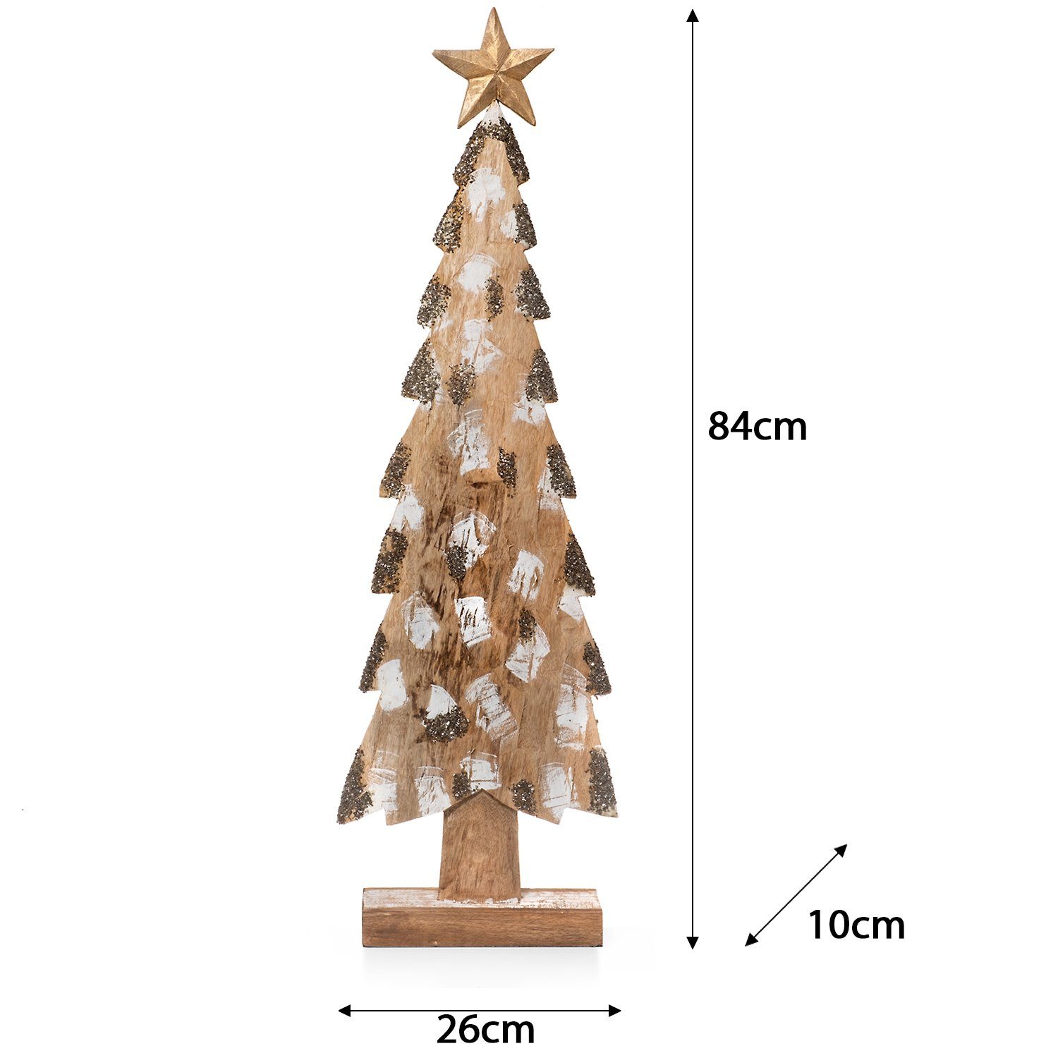Wanddeko, Weihnachtsbaum Groß Fensterdeko, Holz, Holzdeko, 84 Moritz Höhe, Tischdeko, Holz cm Weihnachtsdeko Skulptur