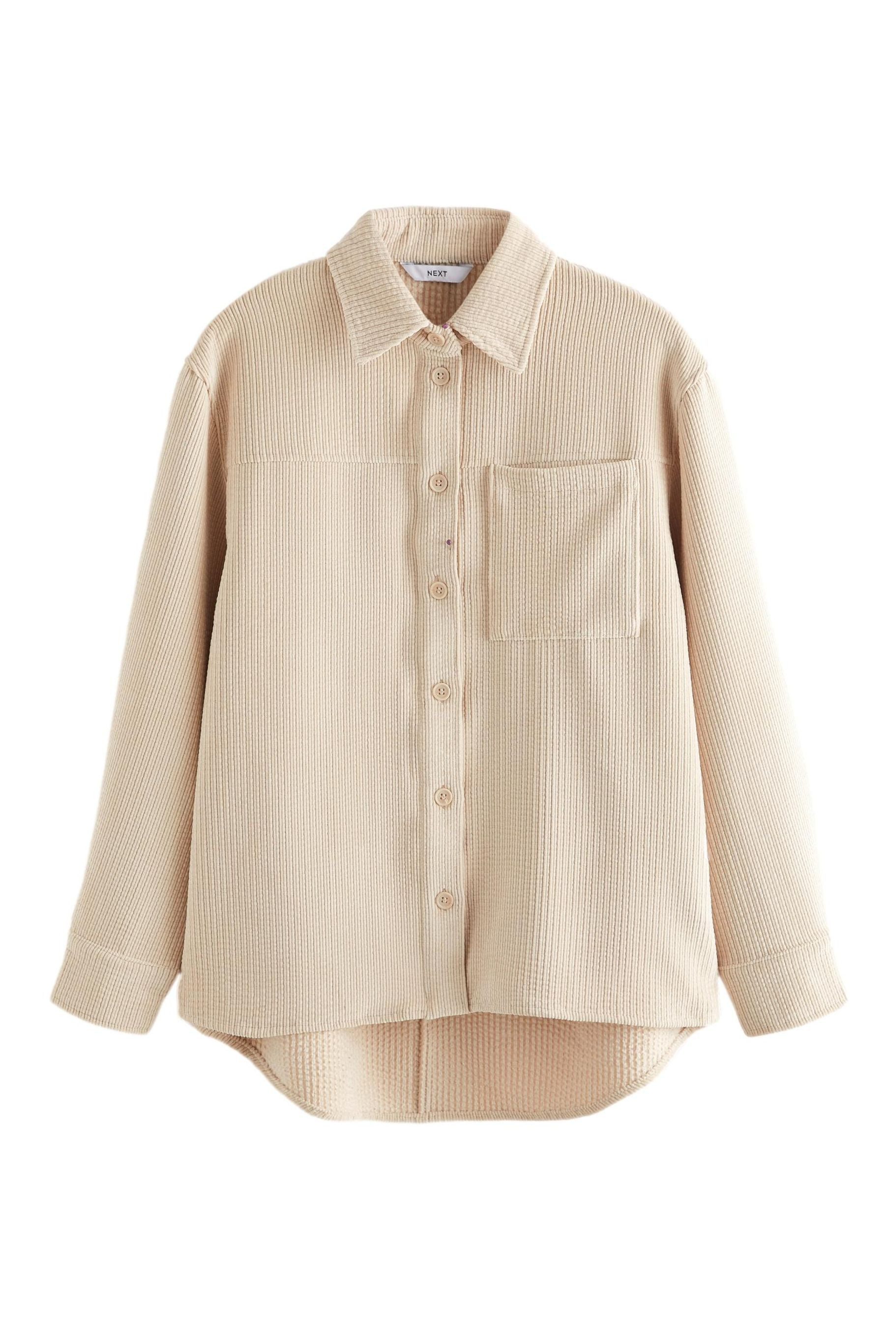 Hemdjacke Langärmelige Hemdjacke aus Cord