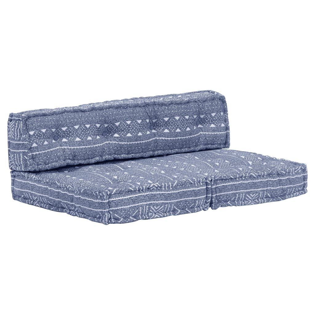 in aus Indigo (LxBxH: cm), möbelando 297477 Polsterbank 80x120x45 Baumwolle