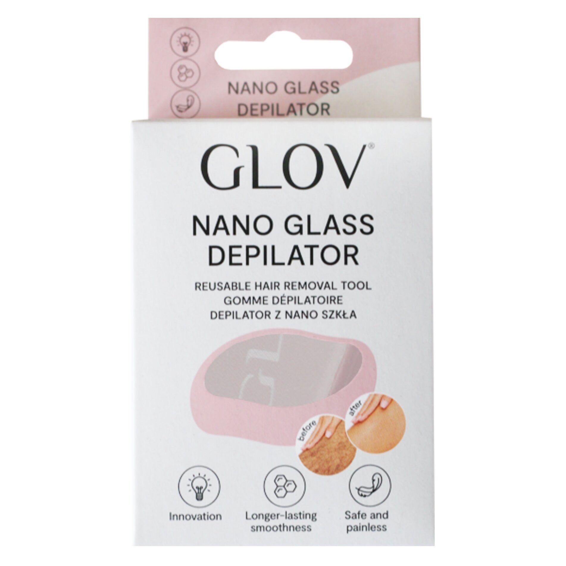 Glov Epilierer Epilierer mit Nanoglas Rosa