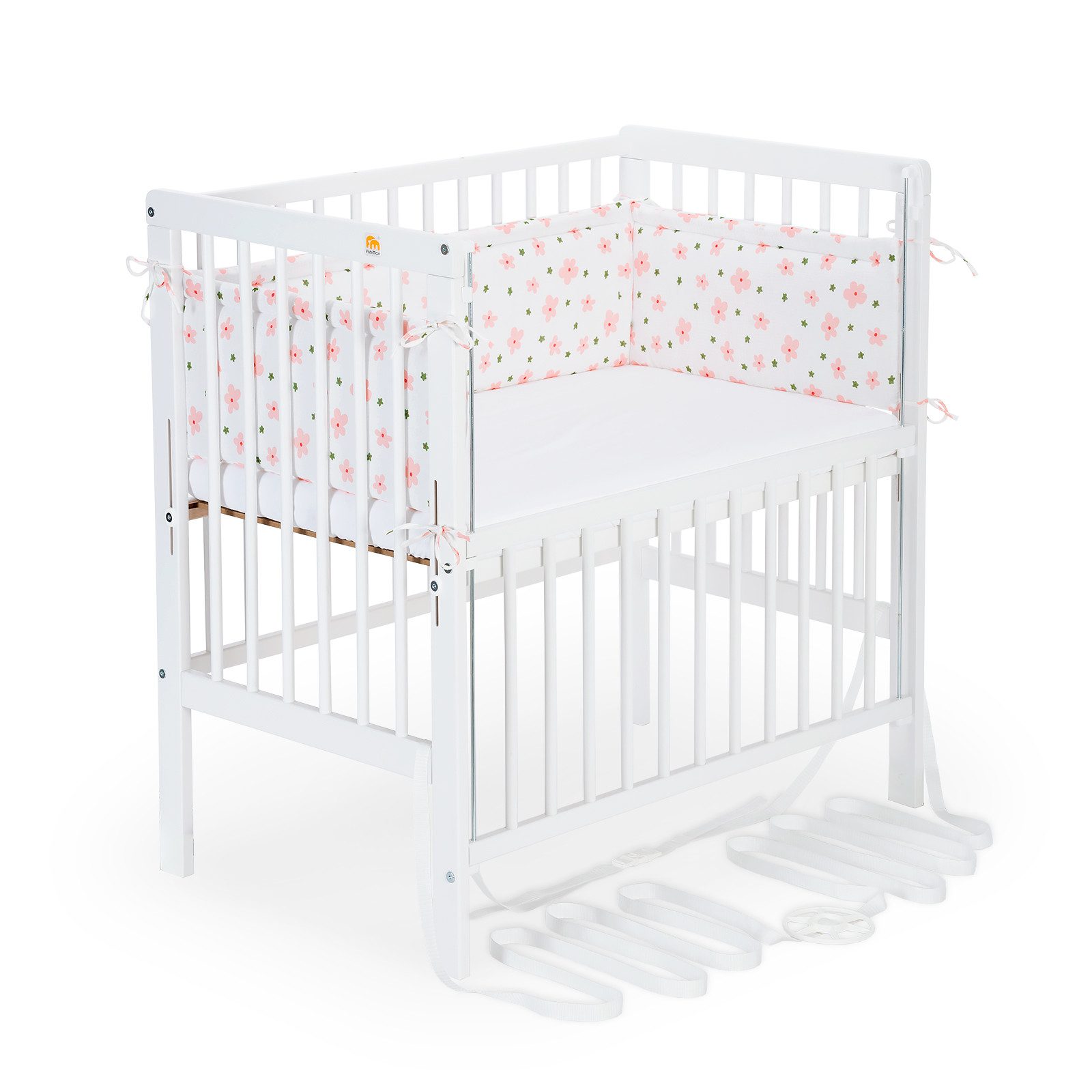 FabiMax Beistellbett Flex weiß, 2in1, Beistellbett und Stubenbettchen in Ei günstig online kaufen