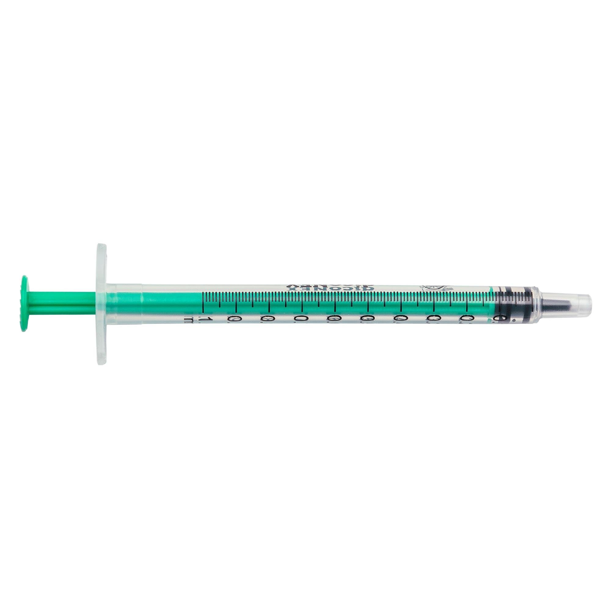 Zarys Absaugspritze 100 x Zarys dicoNEX Einwegspritze 1ml ohne Kanüle, (Spar-Set)