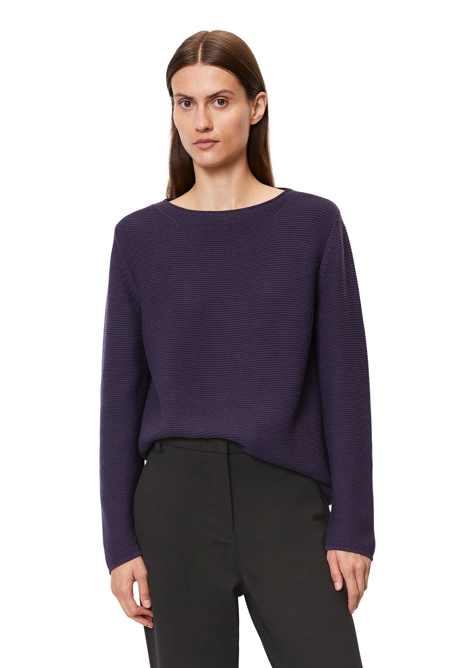 Marc O'Polo Strickpullover deep aubergine