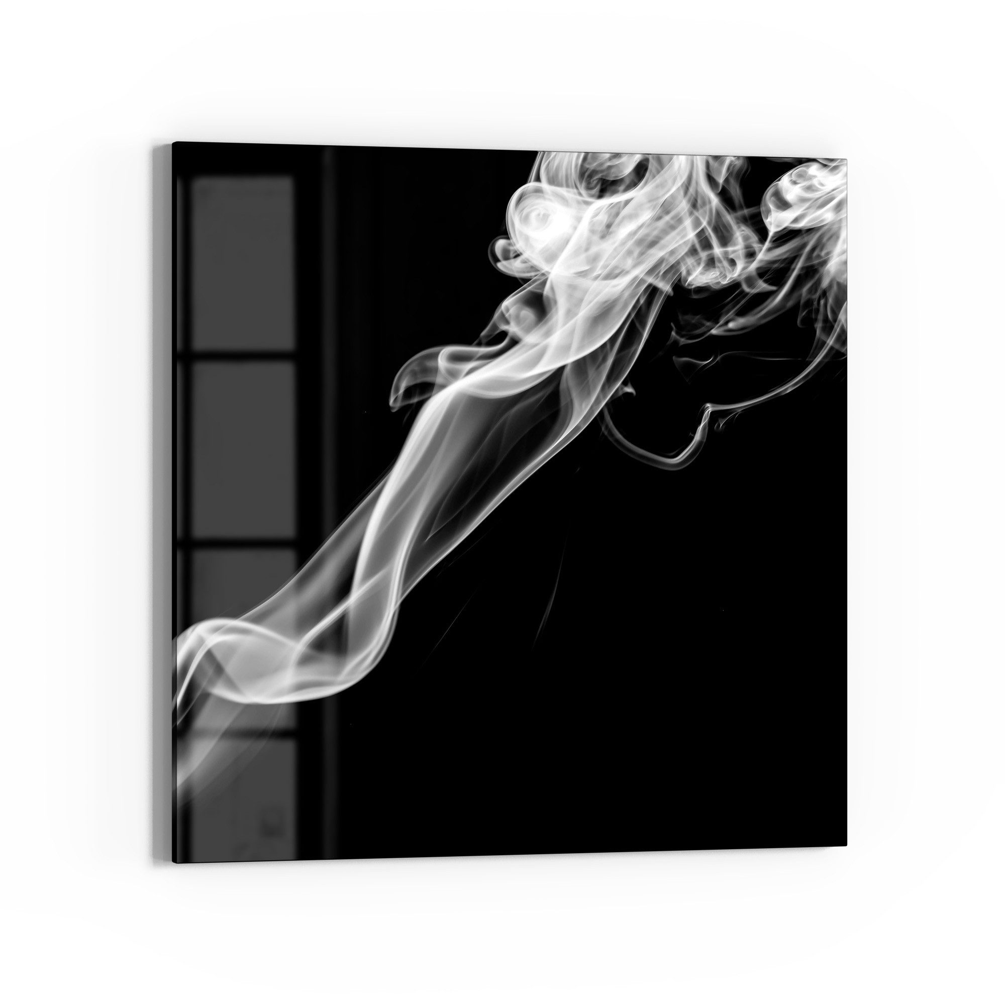 DEQORI Glasbild 'Ätherische Eleganz', 'Ätherische Eleganz', Glas Wandbild Bild schwebend modern