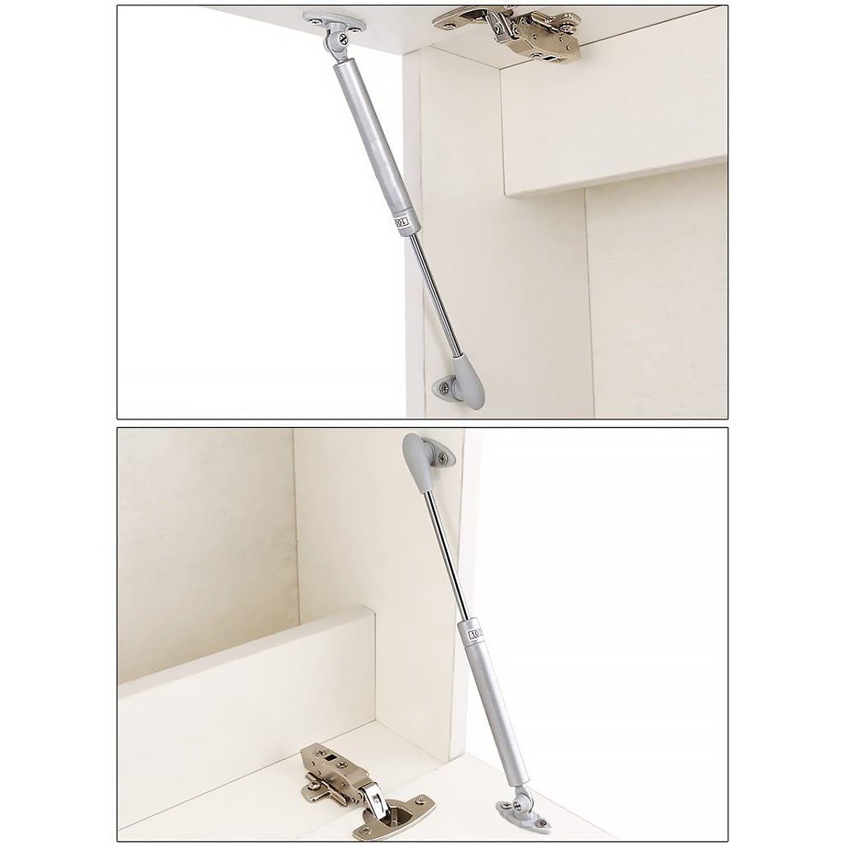 MidGard Möbelbeschlag Klappenstütze mit Gasdruckfeder, Gasdruckdämpfer, Gasfeder 300N (1 St)