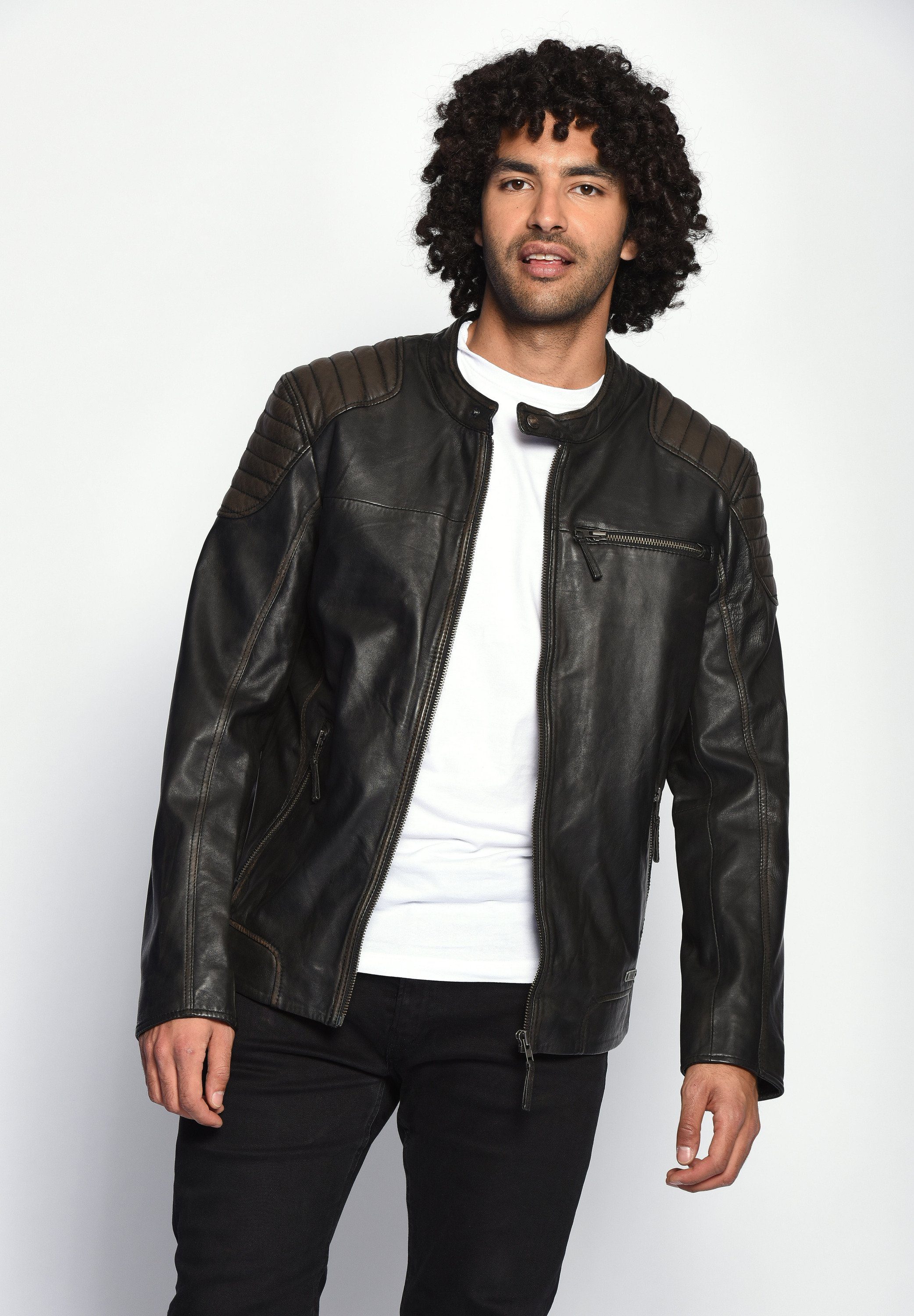 MUSTANG Lederjacke Nevis