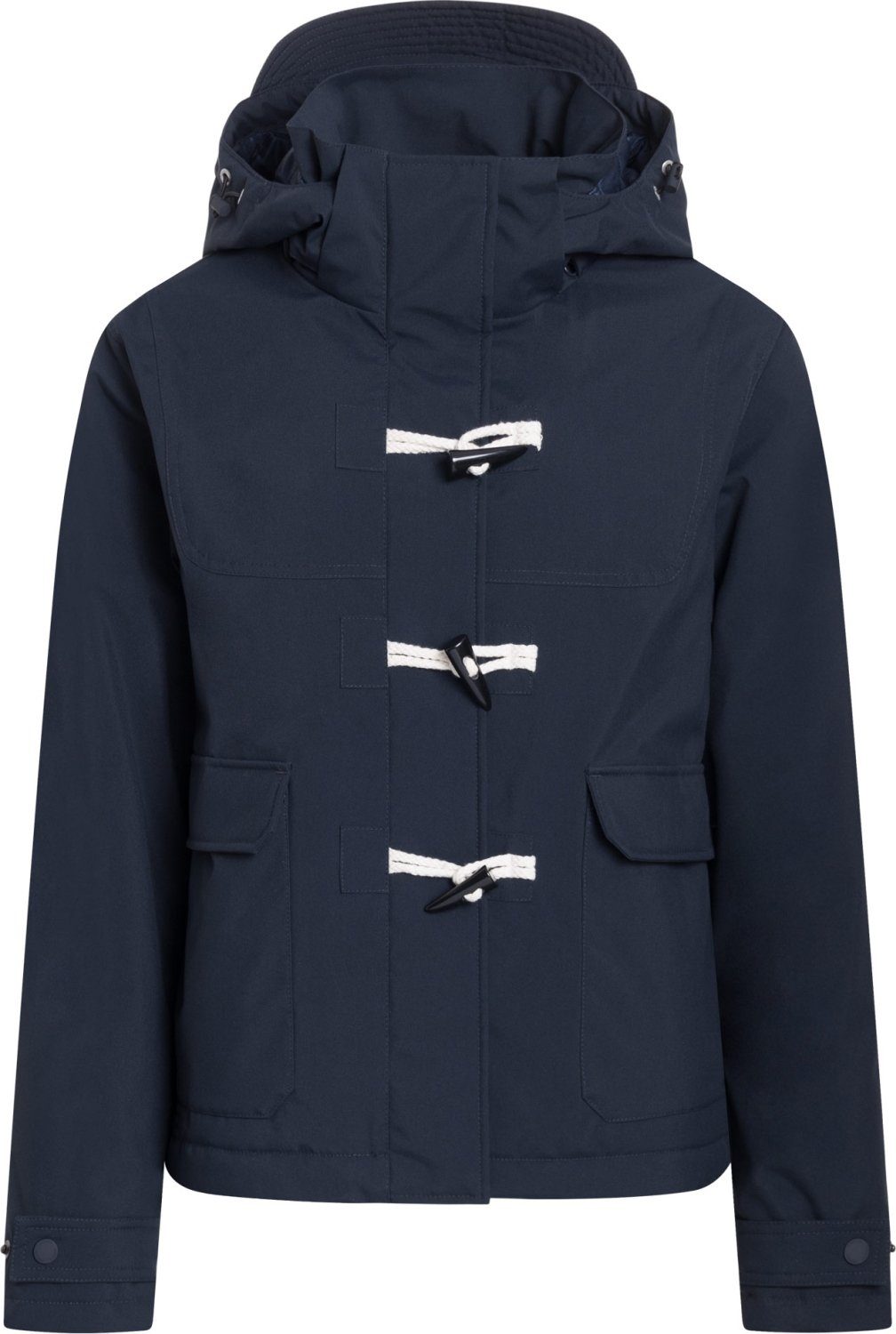 REDGREEN Dufflecoat navy Sarah mit Kapuze & vier Knebel- & Kordelverschlüsse aus Horn / 100% Polyester