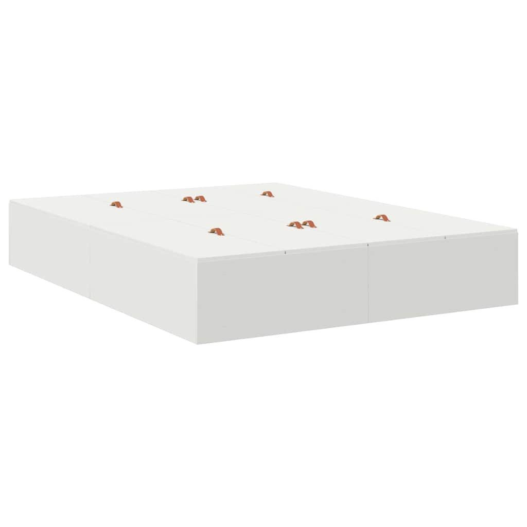 vidaXL Bett Bettgestell mit Speicher Weiß günstig online kaufen