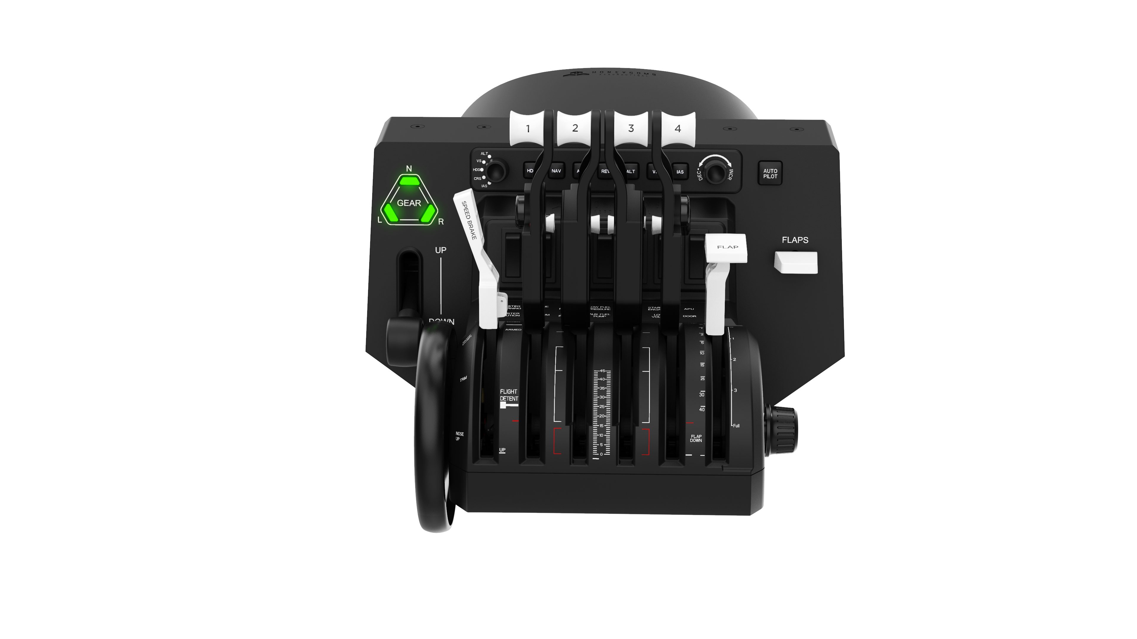 Honeycomb Aeronautical Honeycomb Bravo Throttle Quadrant mit Autopilot & Panel Gaming-Controller (1 St)