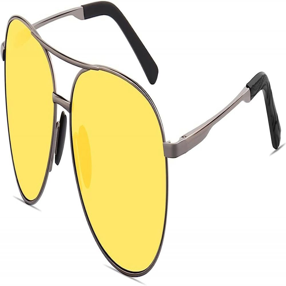 Retro Sonnenbrille Damen Sonnenbrille für UV400 Silber Polarisierte Herren Jormftte Pilotenbrille