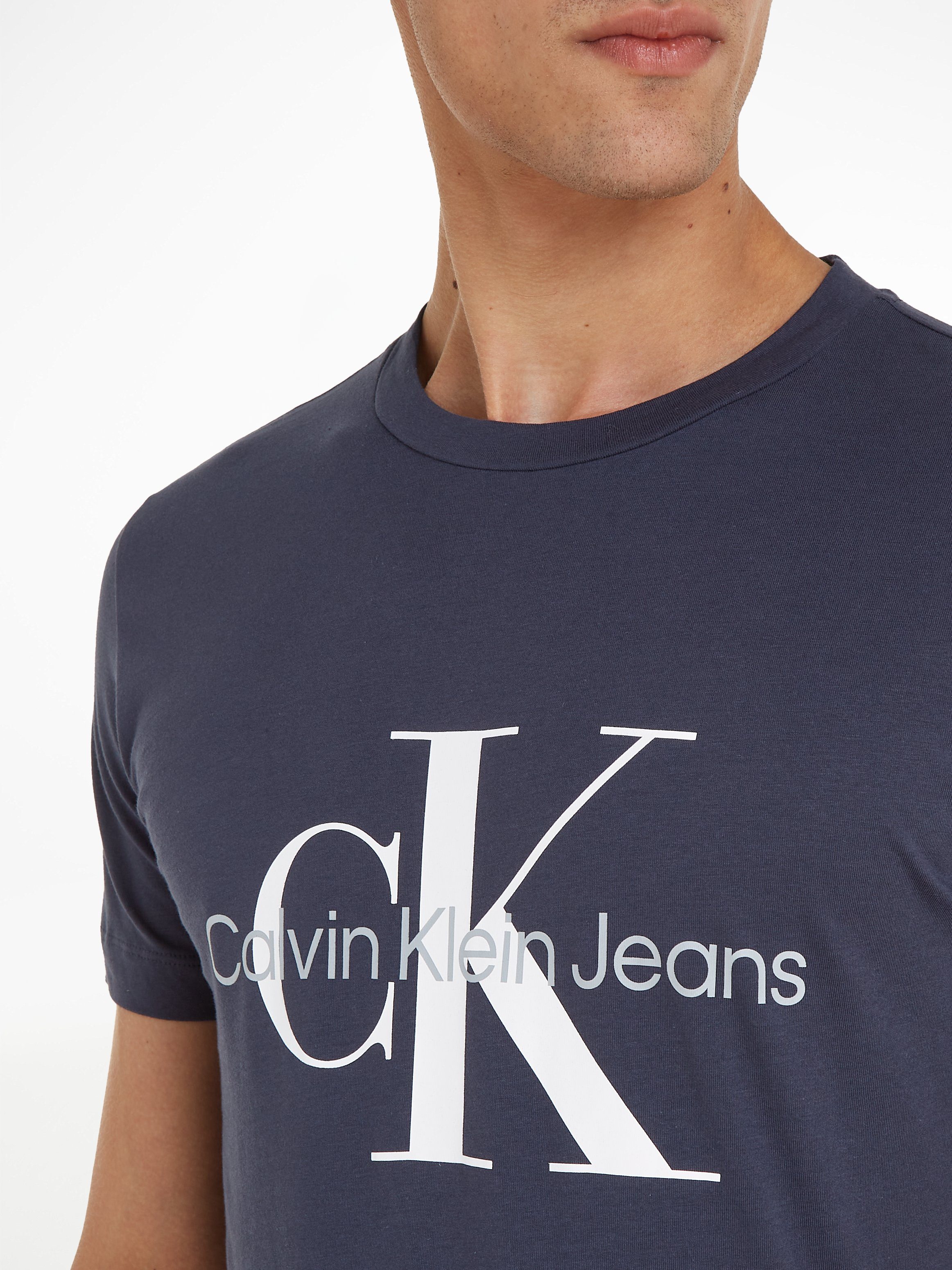 MONOGRAM SLIM Jeans ICONIC Klein Night TEE Sky T-Shirt Calvin