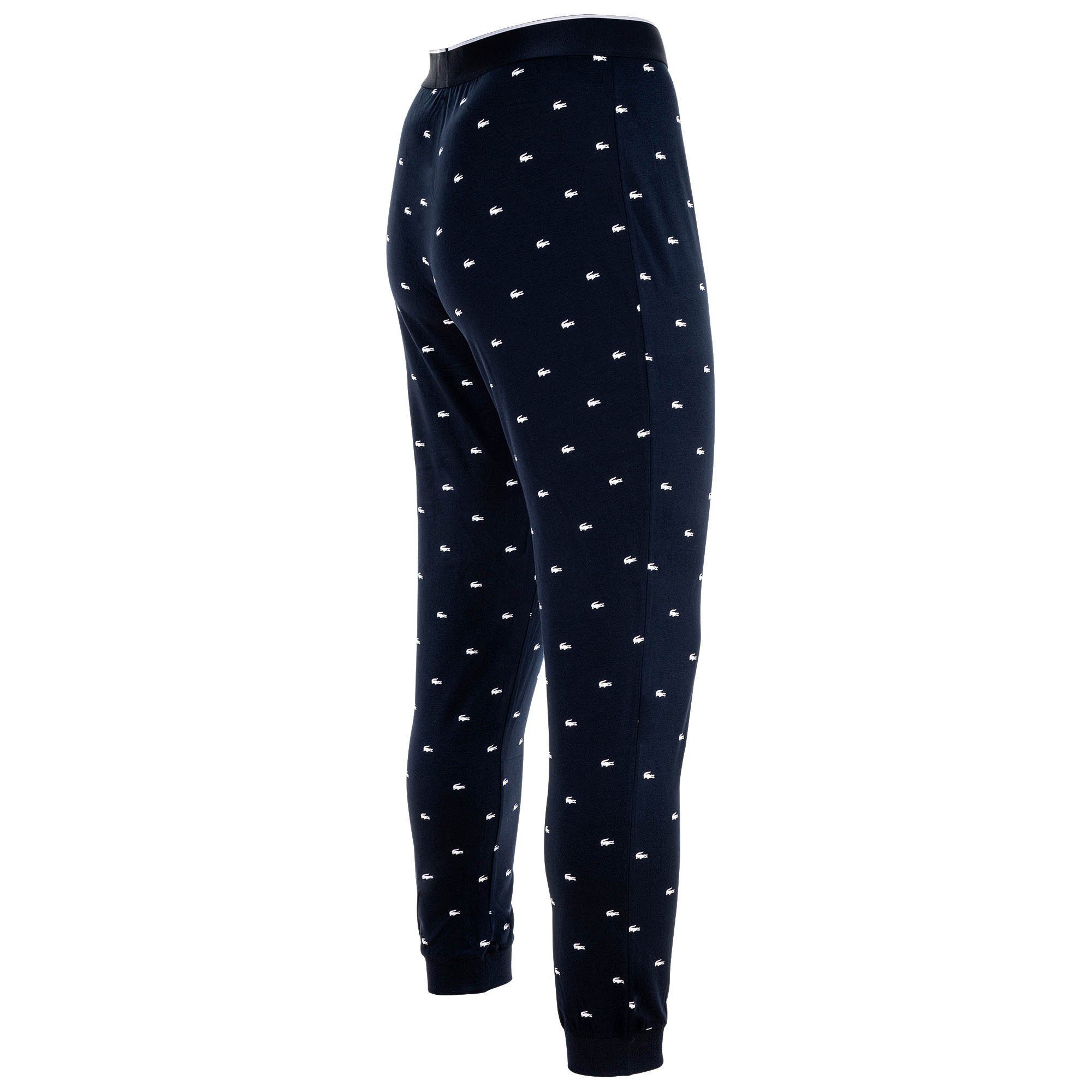 Lacoste Pyjama Herren Pyjama 1er Pack Baumwolle (2 tlg) – Bild 3 von 4