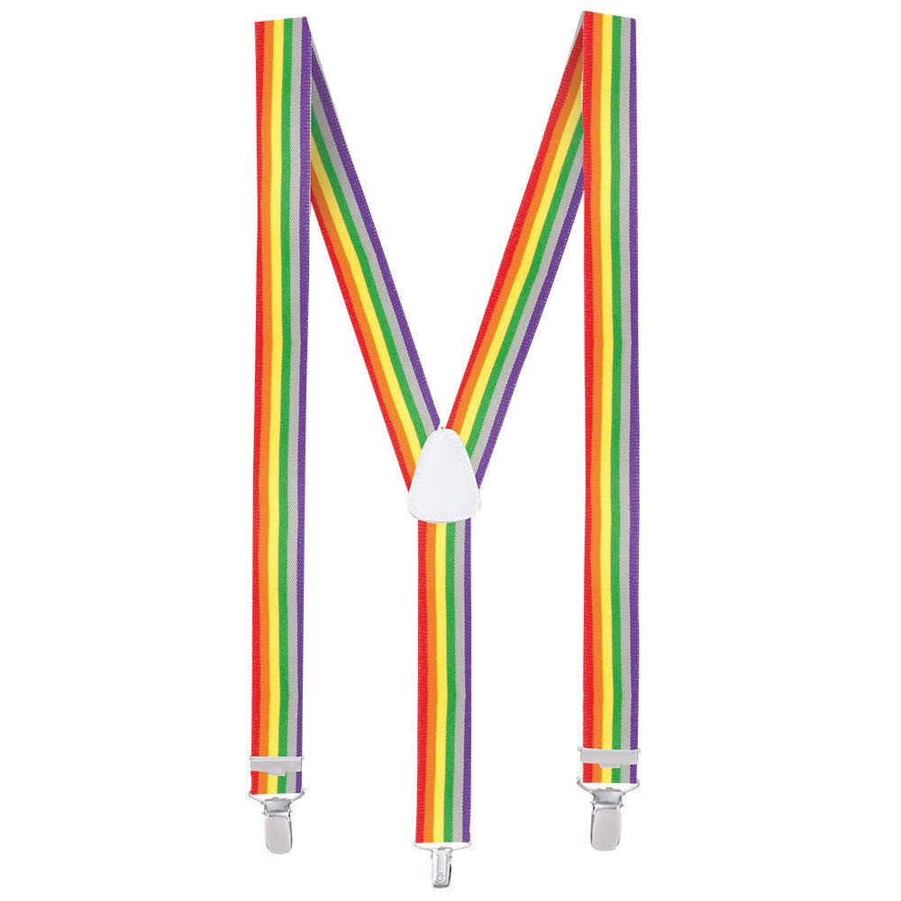 Boland Kostüm Hosenträger Rainbow – Y-Form verstellbar für Herren, Karneval günstig online kaufen