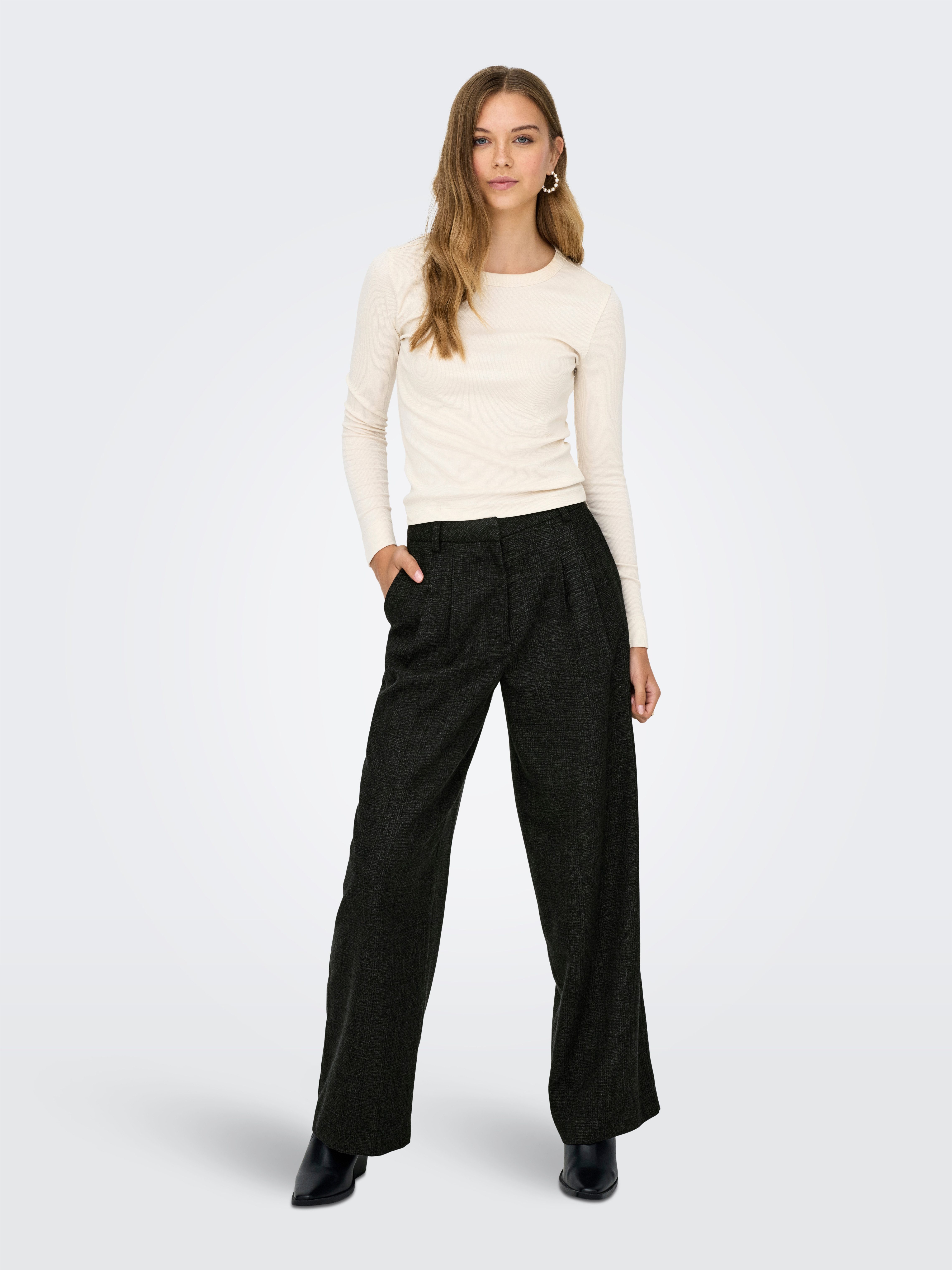 JDY Anzughose JDYCHARLY HW WIDE PANT TLR NOOS