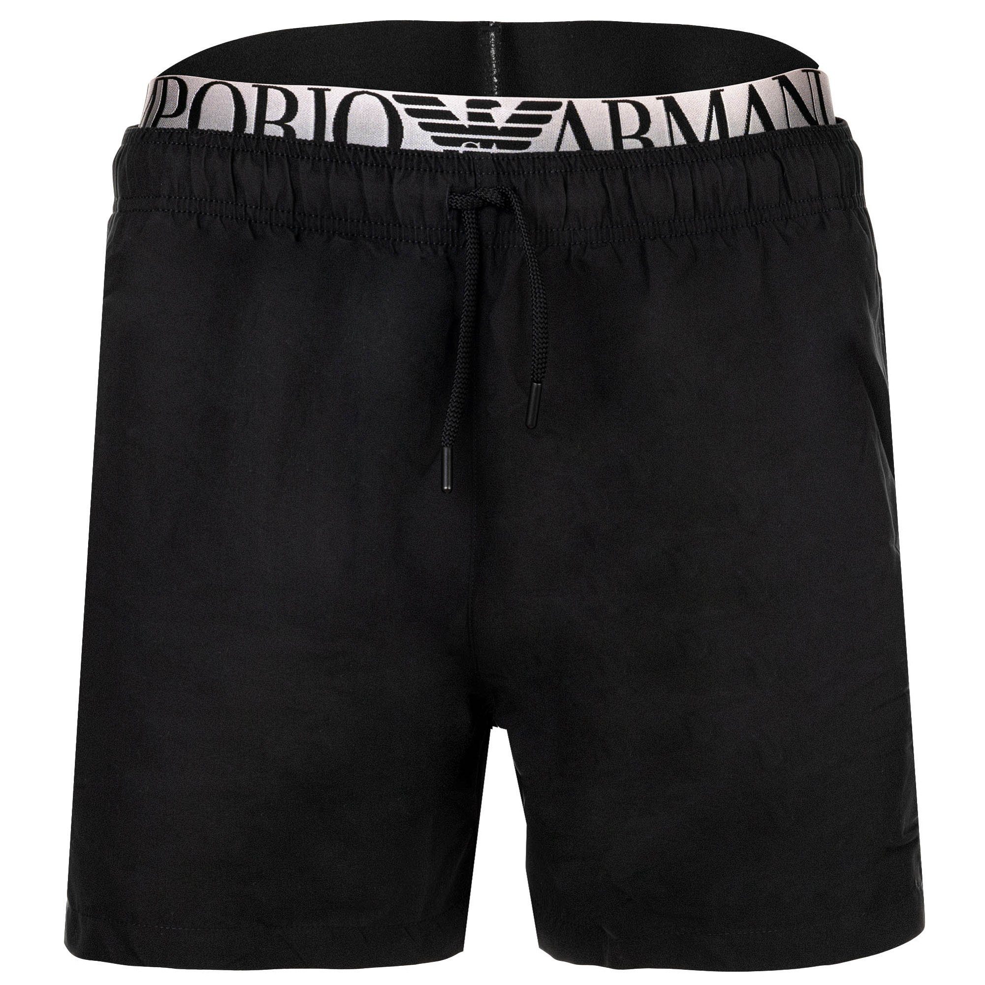 Emporio Armani Badeshorts Herren Badeshorts 1er Pack Polyester LOGOBAND günstig online kaufen