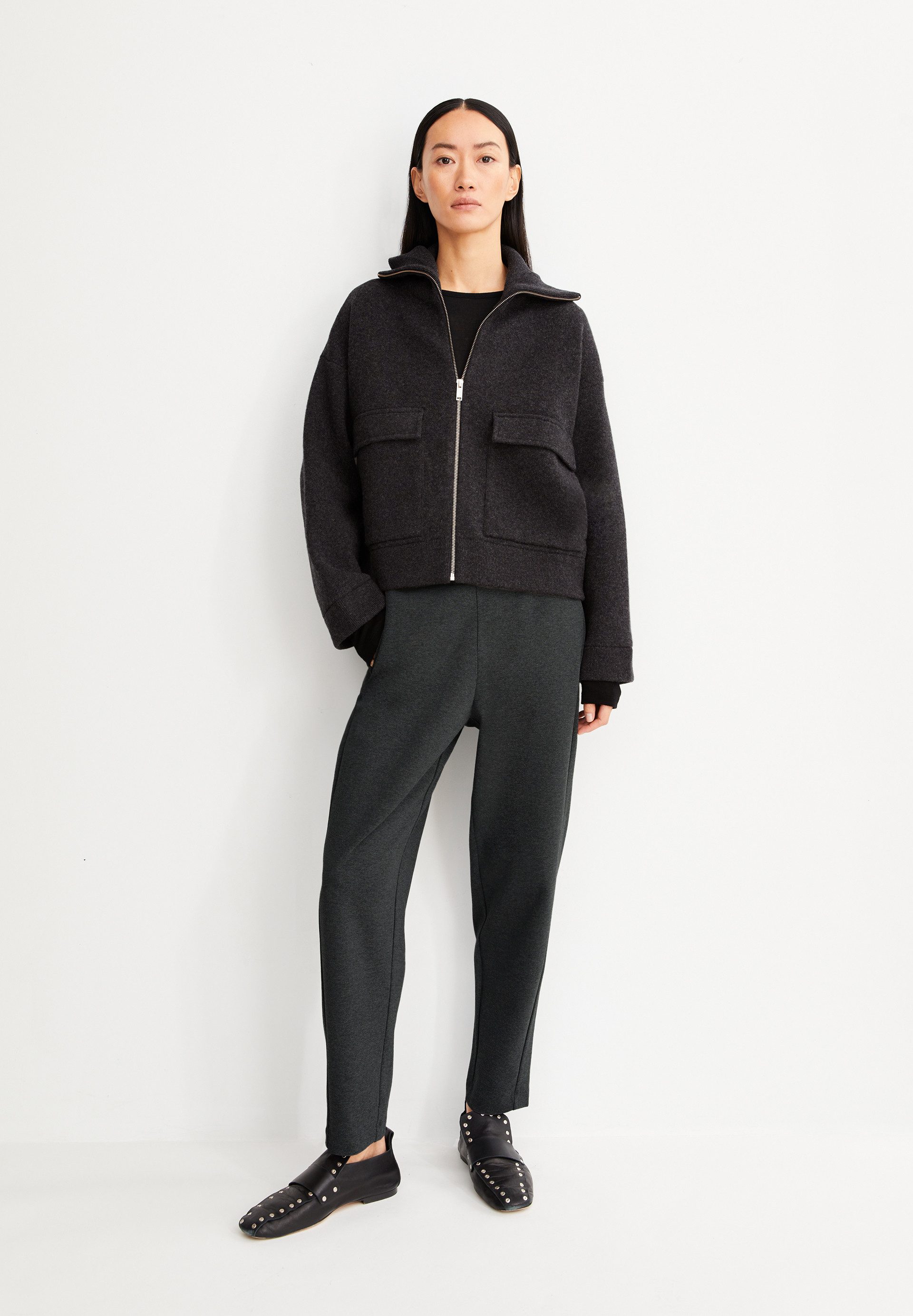 Armedangels Stoffhose MAGDAALENA (Mid waist, Regular Fit)