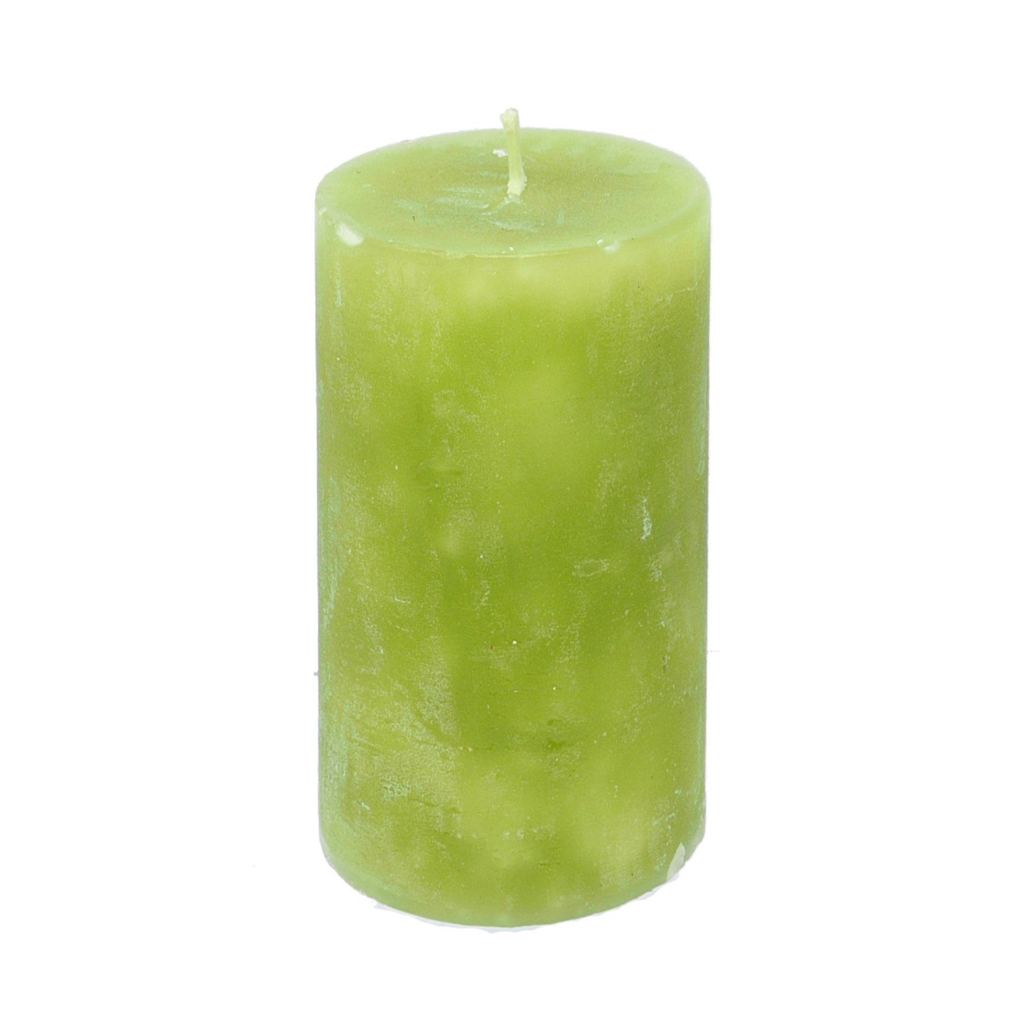 B&S Stumpenkerze Stumpenkerze durchgefärbt limone 15 günstig online kaufen