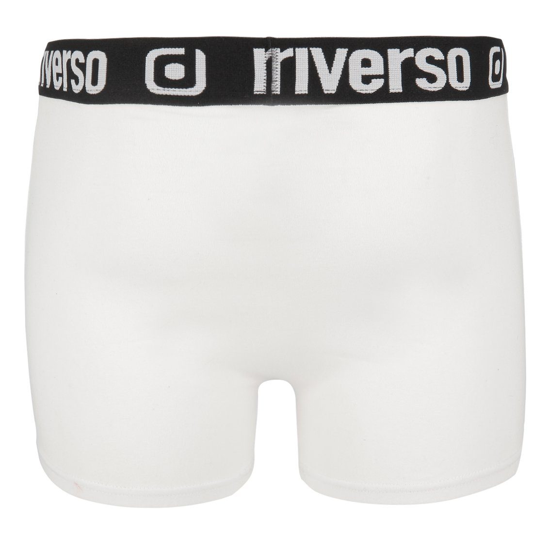Retroshorts Herren 3 Boxer mit Unterhosen Boxershorts (RVS1BCX6PK3M) 6-St) Farbmix RIVJONNY Stretch Basic riverso (Vorteilspack,