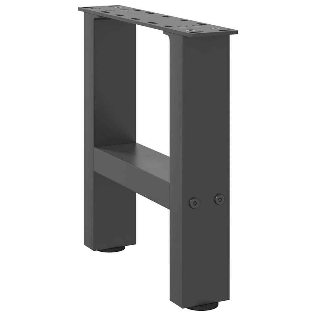 vidaXL Tischbein Couchtischbeine Anthrazit 2 Stk. günstig online kaufen
