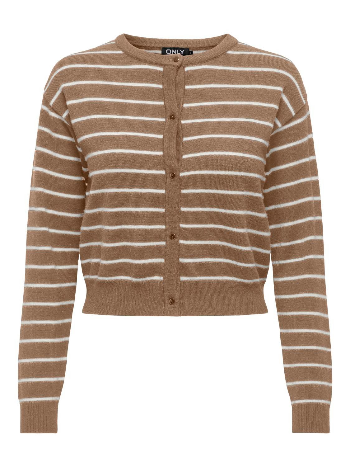 ONLY Strickjacke ONLBARIA LS O-NECK CARDIGAN günstig online kaufen