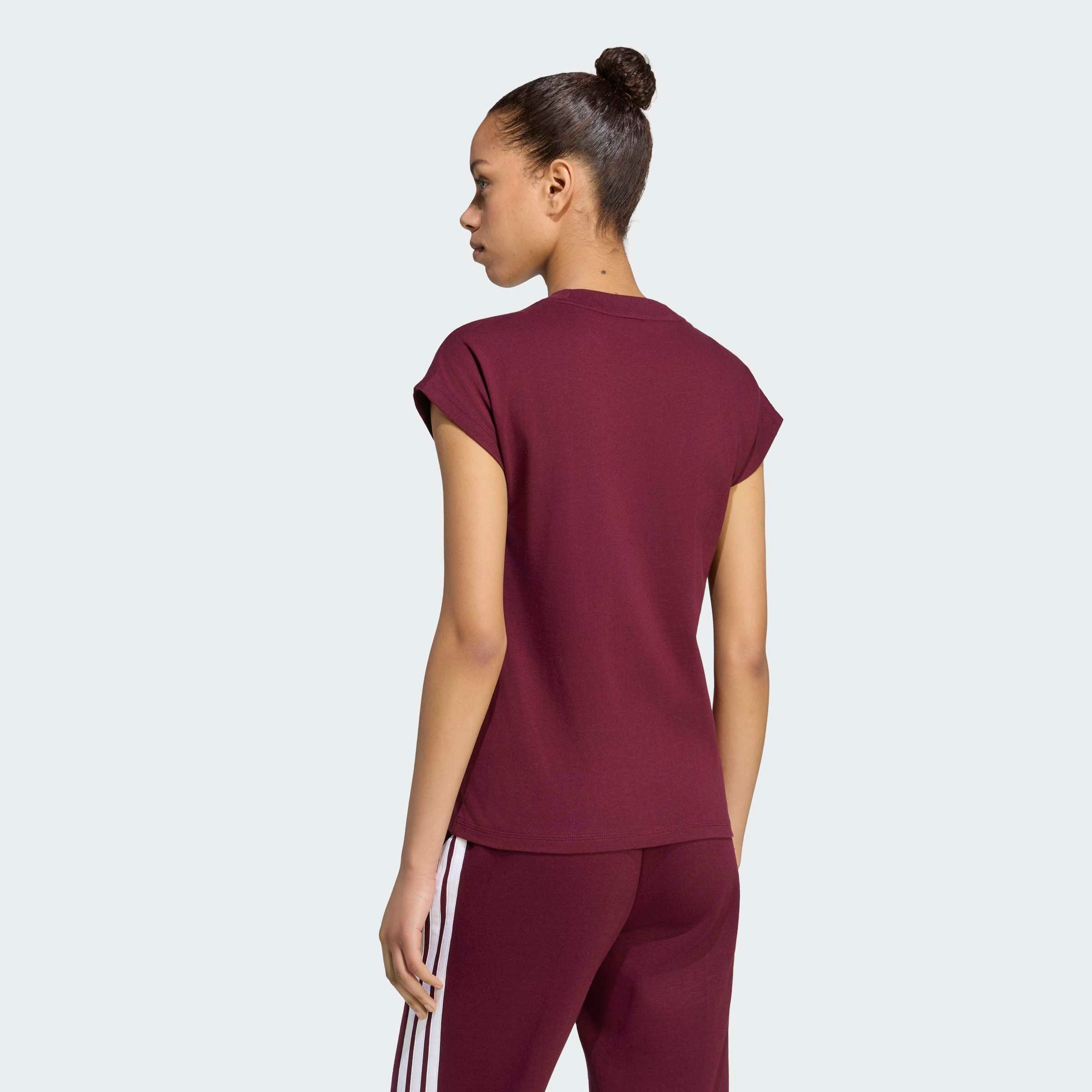 adidas Sportswear T-Shirt ESSENTIALS LINEAR COTTON sportlicher Stil, Kurzarm, ohne Verschluss, aus Baumwolle – Bild 2 von 5