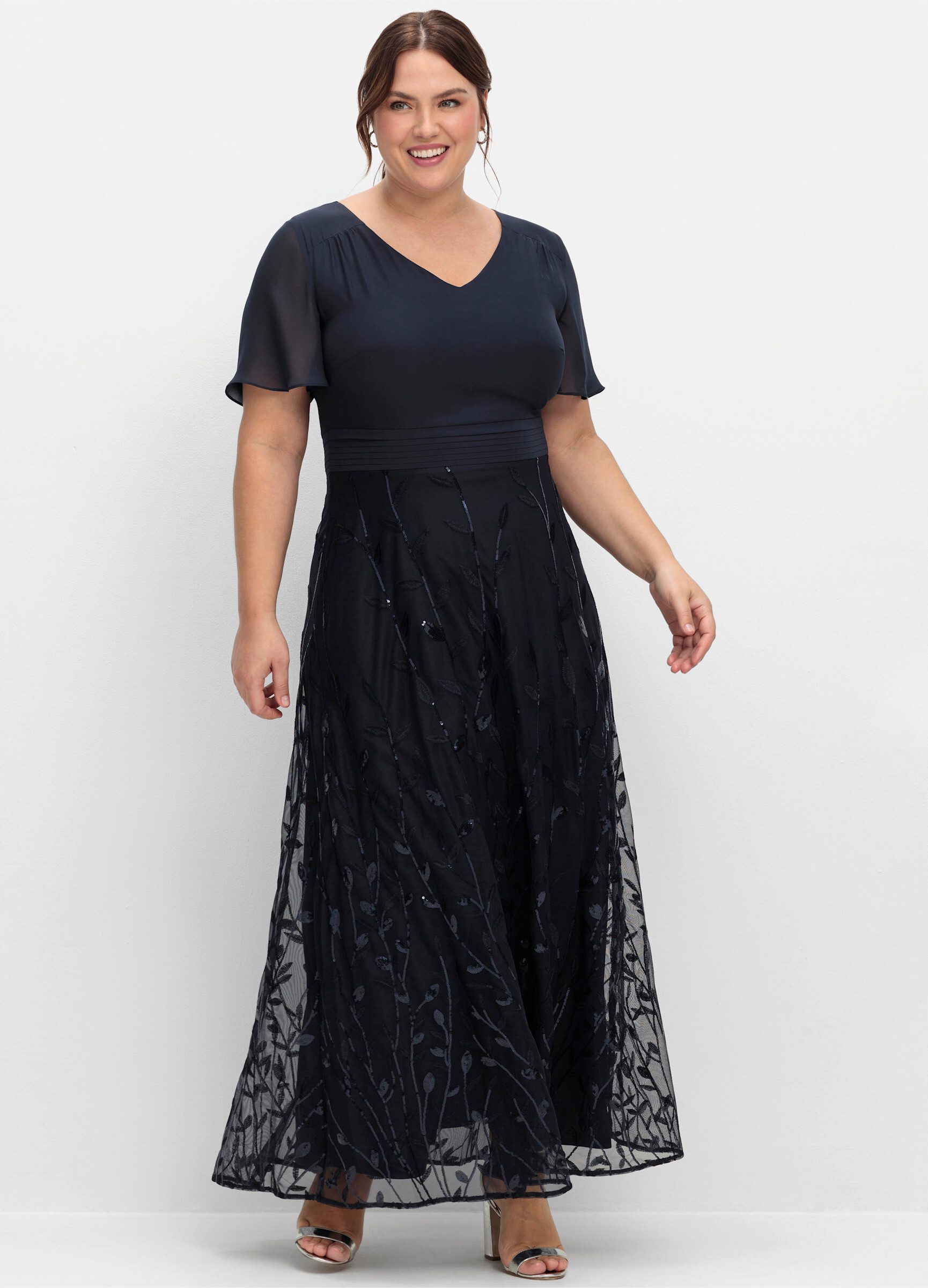 Sheego Etuikleid Abendkleid . günstig online kaufen