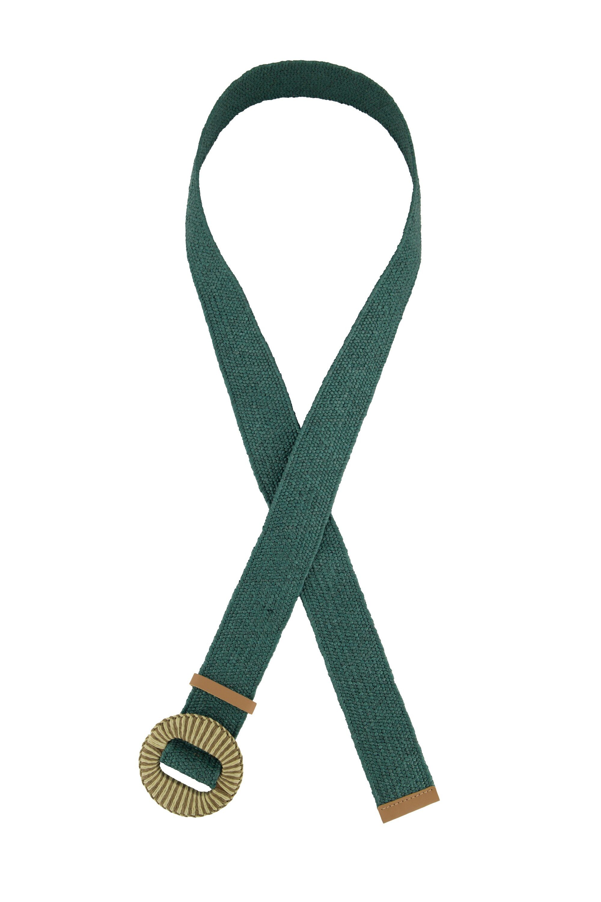 Hüftgürtel Stretch-Gürtel Flechtoptik stufenlos einstellbar