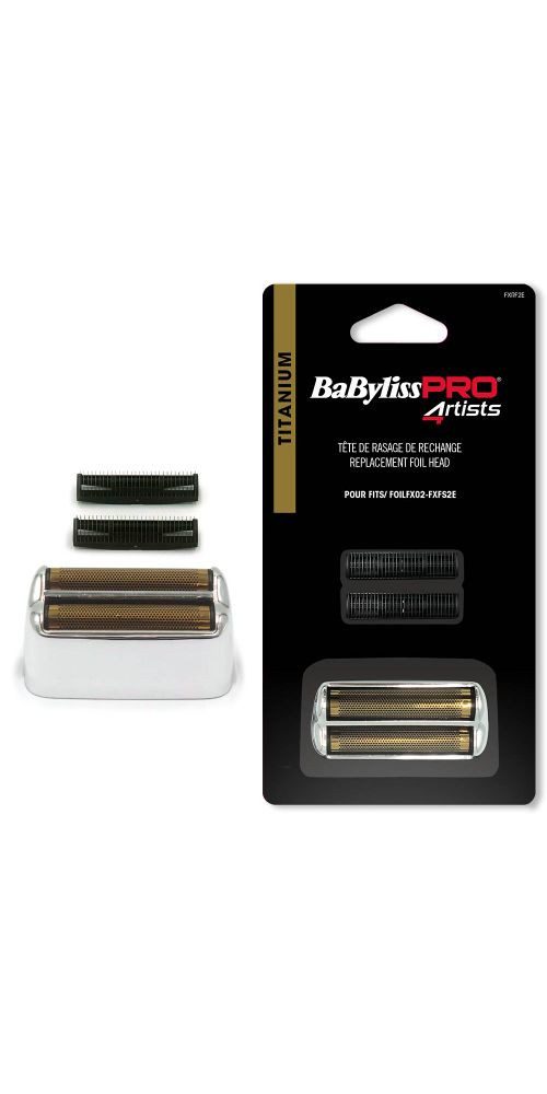 BaBylissPRO Rasieraufsatz Babyliss PRO 4Artists Metal Foil Shavers Double Cutter Silber