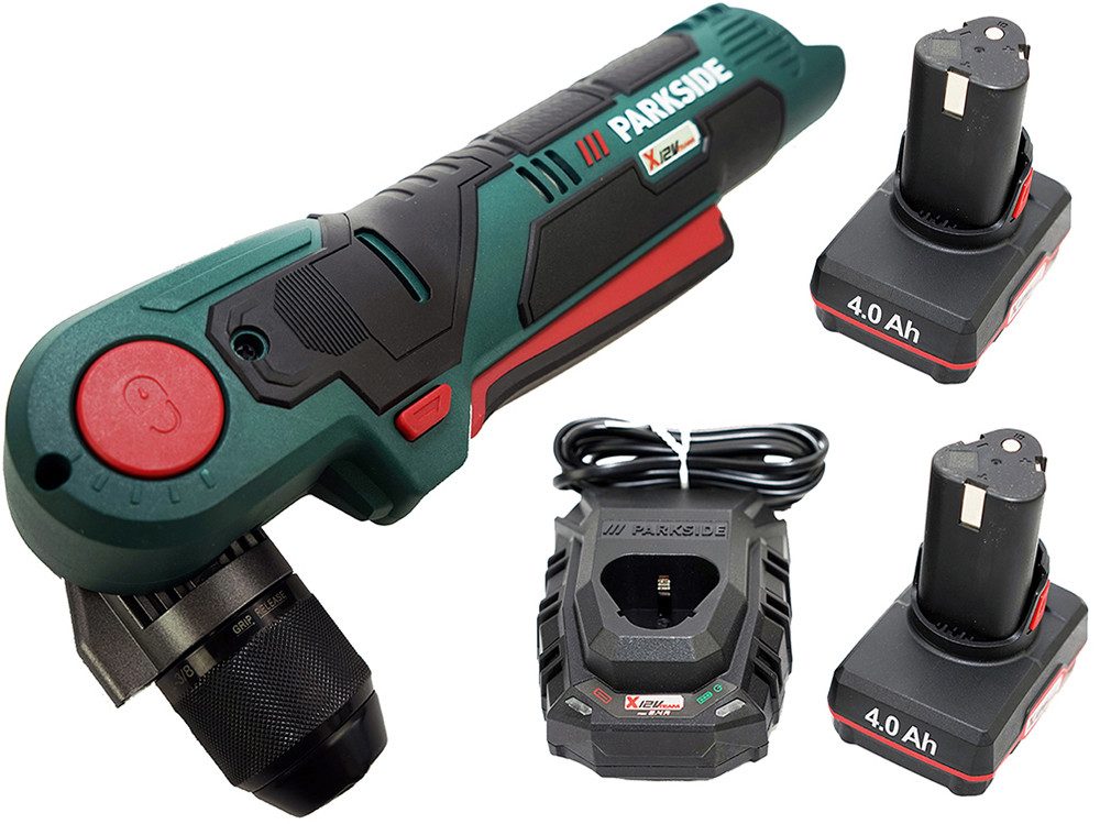 Parkside Akku-Bohrschrauber 12V Akku Winkelbohrschrauber PWBSA günstig online kaufen
