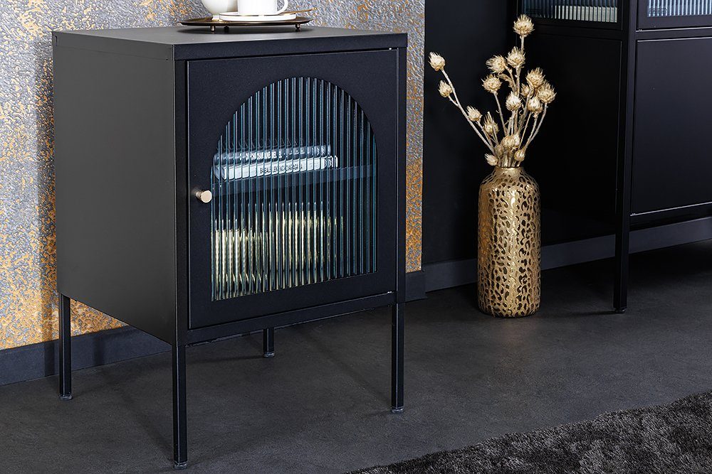 riess-ambiente Nachttisch PARIS 60cm schwarz / günstig online kaufen