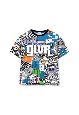 Gulliver T-Shirt mit farbigem Alloverdruck