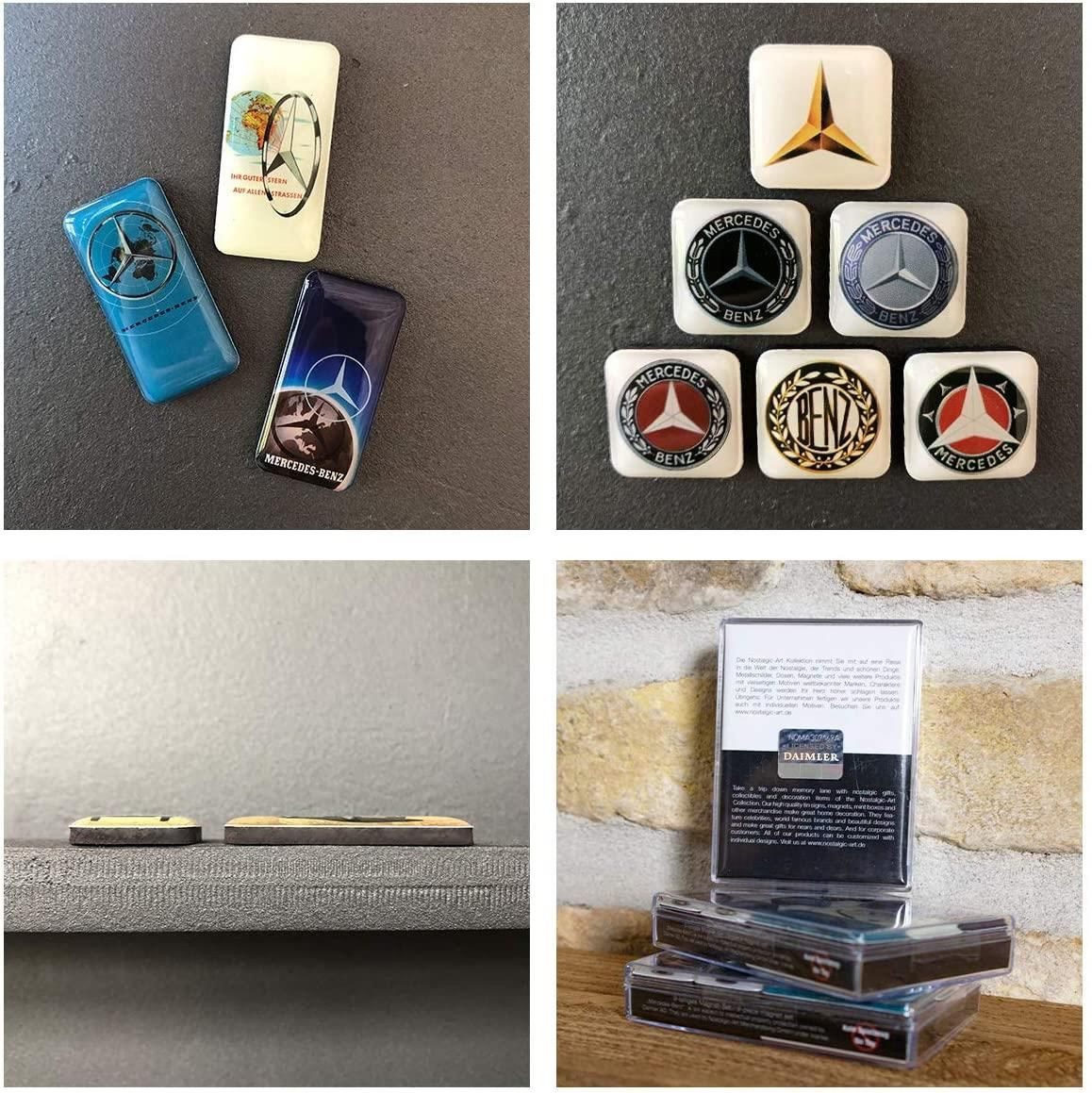 Nostalgic-Art Magnet 9tlg. Magnetset - Mercedes-Benz - Logo Evolution – Bild 5 von 5