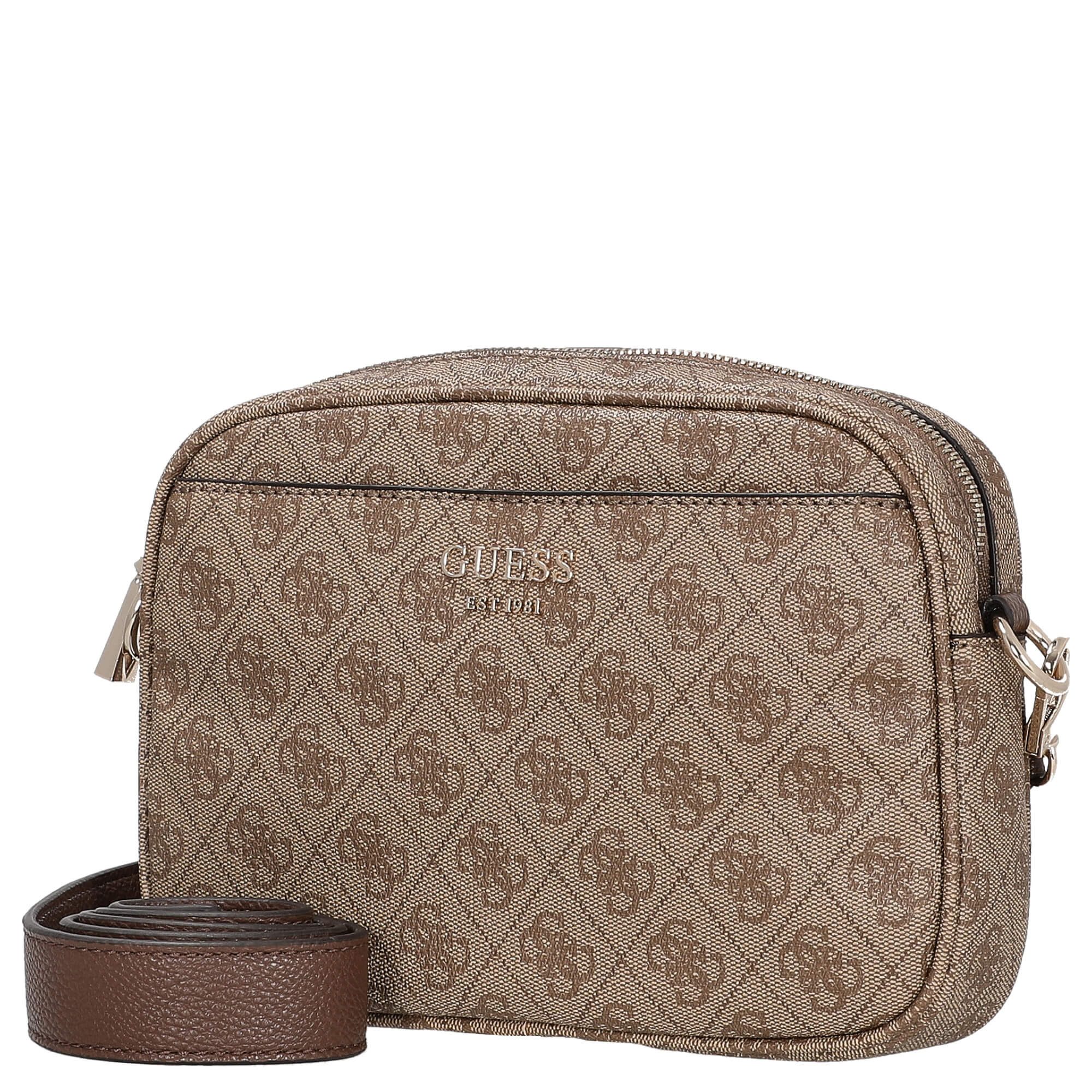 Guess Umhängetasche Vikky II - Umhängetasche 20 cm (latte logo/brown) – Bild 2 von 5