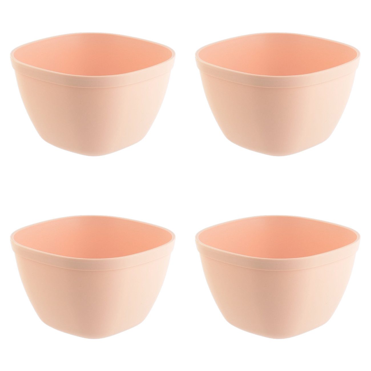 Engelland Müslischale Salatschalen, 750 ml, Frühstückschalen, Eisschalen, Dessertschalen, Kunststoff, (Vorteils-Set, 4-tlg), bruchfest, spülmaschinengeeignet, mikrowellengeeignet, BPA-frei
