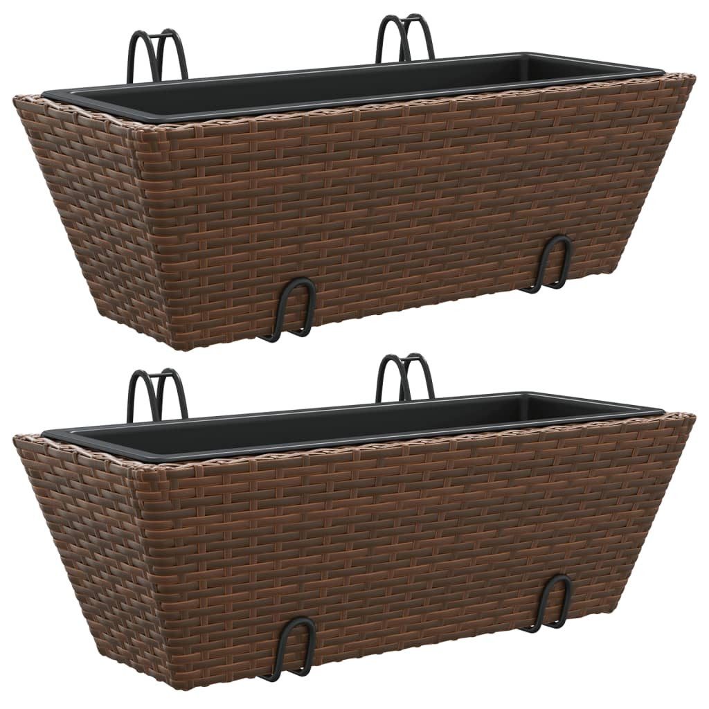 vidaXL Blumentopf Pflanzkübel mit Haken 2 günstig online kaufen