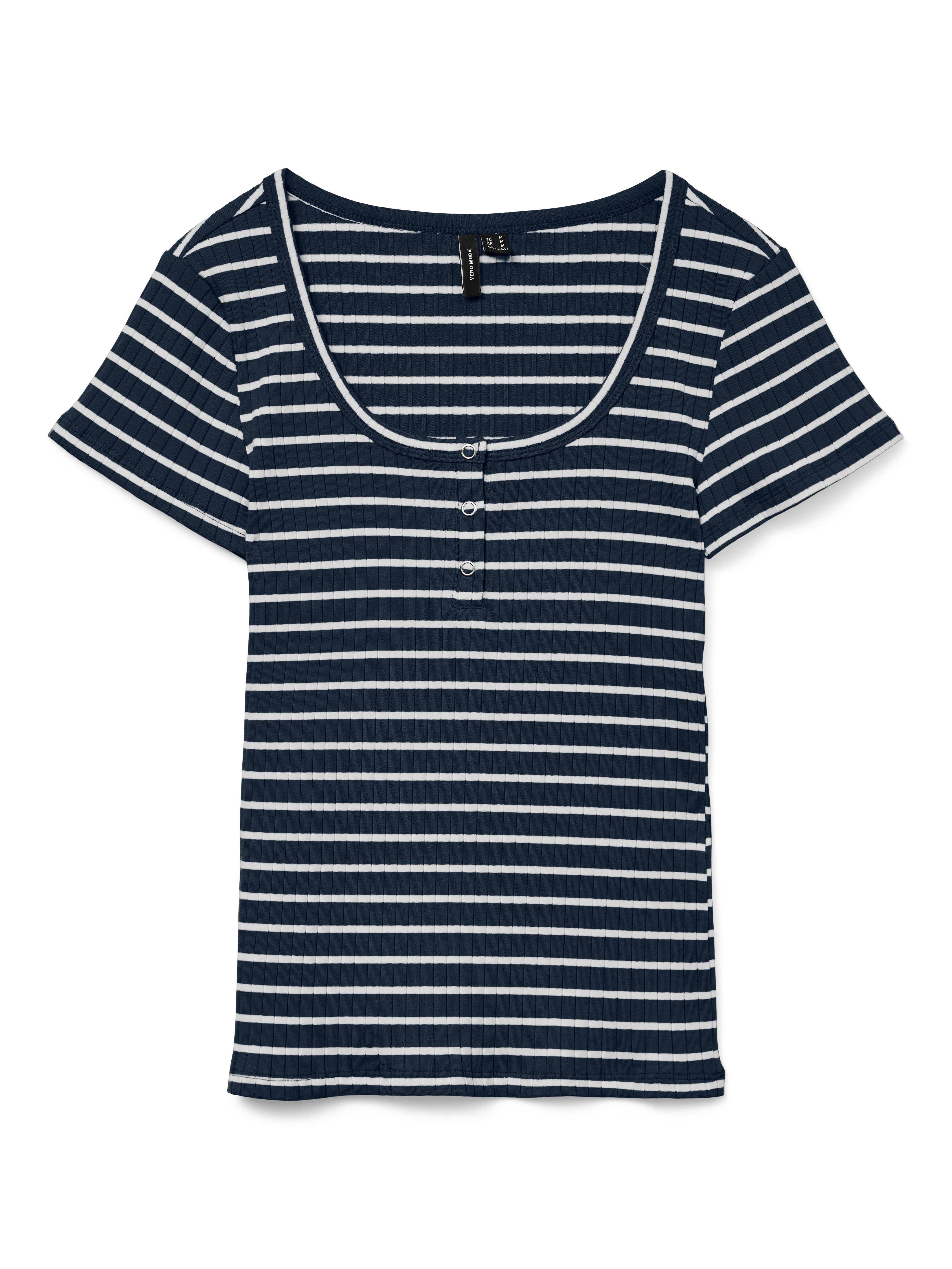Vero Moda T-Shirt VMSEA SS HENLEY günstig online kaufen