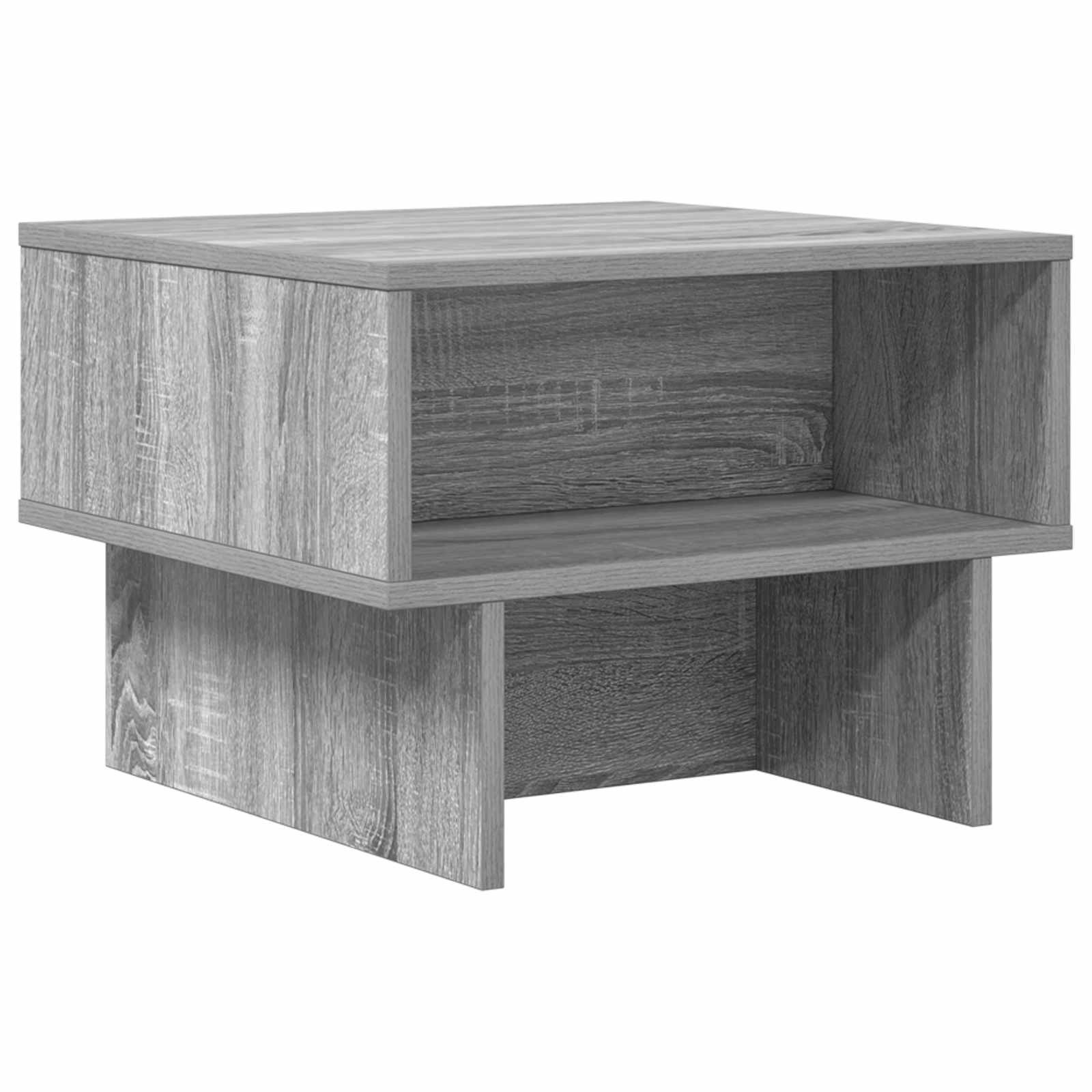 vidaXL Couchtisch Couchtisch Sonoma-Grau 48 x 46 x 35 cm Holzwerkstoff (1-St)