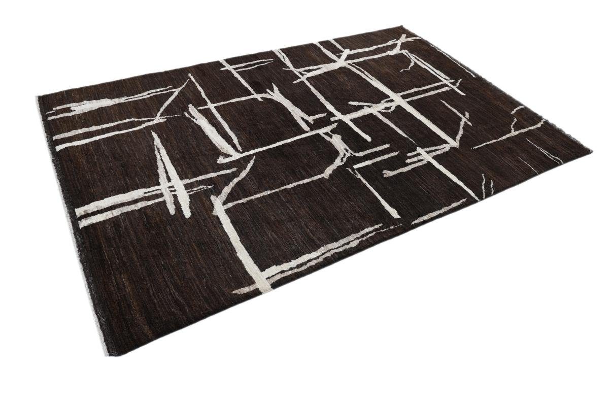 Handgeknüpfter Moderner Orientteppich, Höhe: Nain 199x305 20 Design Orientteppich Berber rechteckig, Trading, mm Ela
