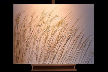 KUNSTLOFT Gemälde Sanftes Windspiel 100x75 cm, Leinwandbild 100% HANDGEMALT Wandbild Wohnzimmer