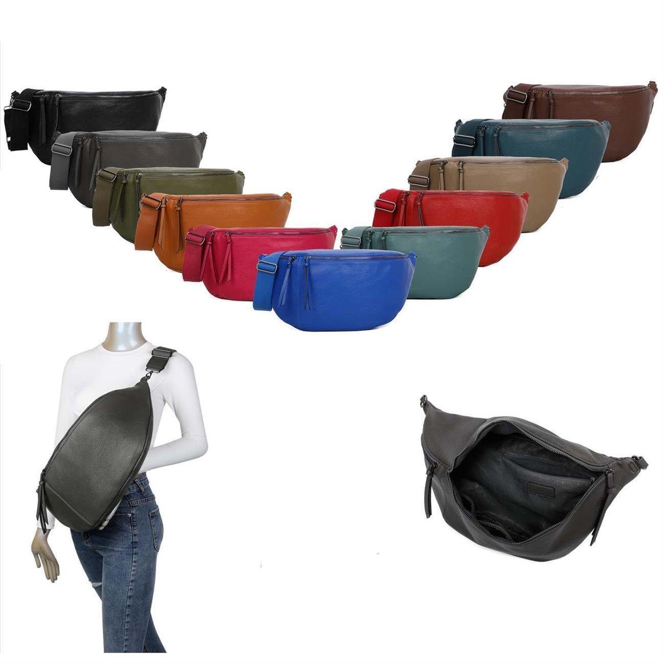 ITALYSHOP24 Schultertasche Damen XXL Tasche CrossBody günstig online kaufen