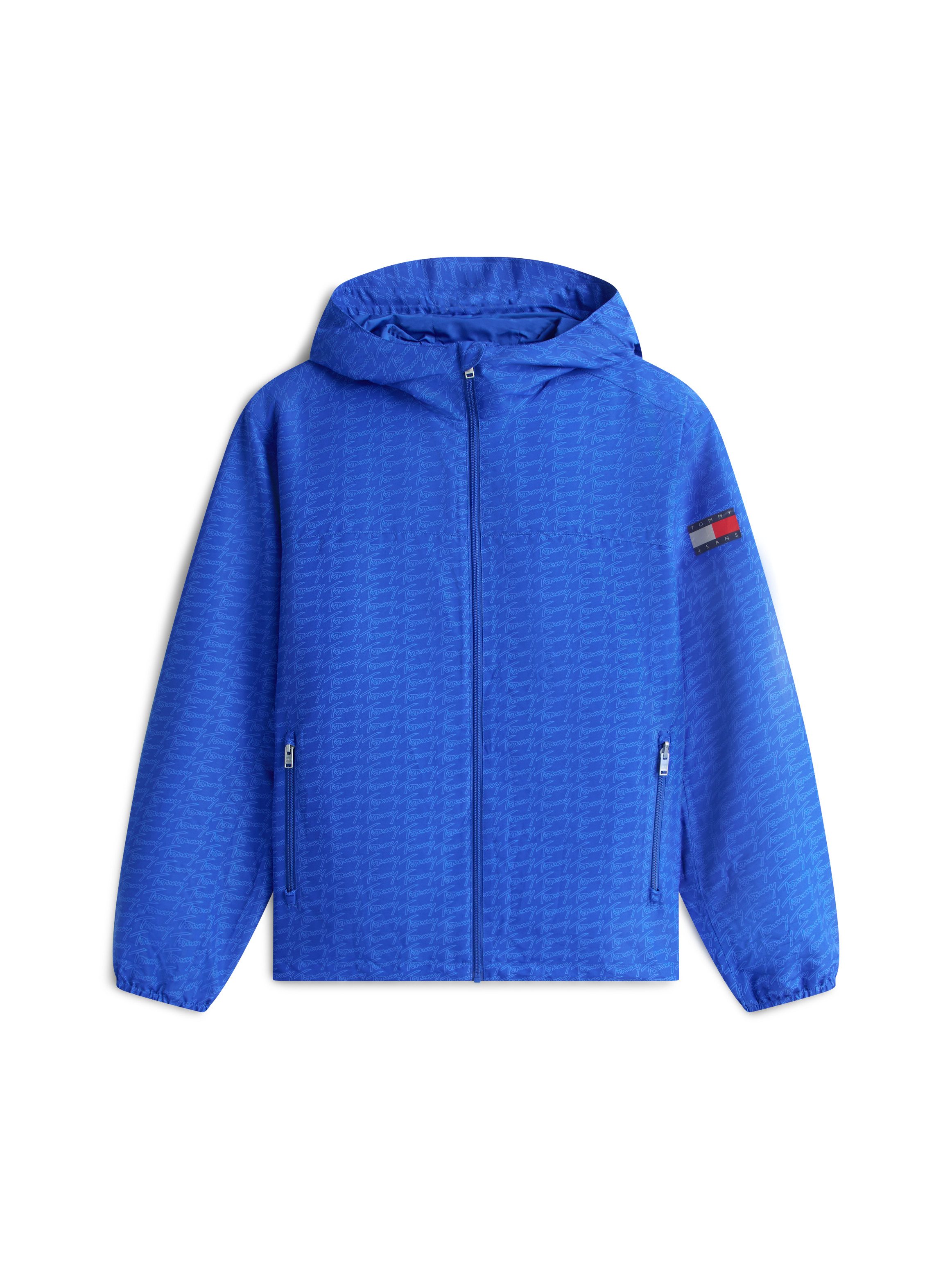 Tommy Jeans Windbreaker TJM AOP PACKABLE wasserabweisend, winddicht, verstaubar – Bild 4 von 5