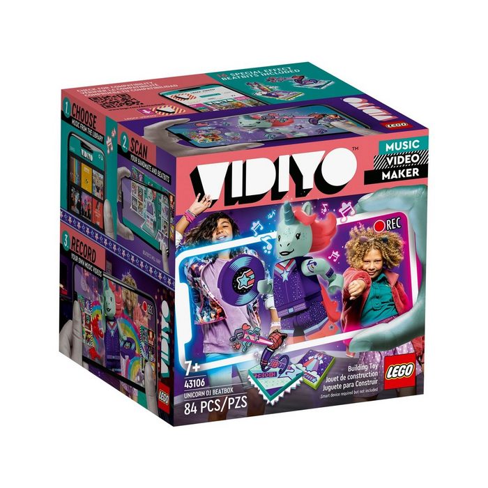 LEGO® Konstruktionsspielsteine LEGO® VIDIYO - Unicorn DJ BeatBox (Set 84 St)