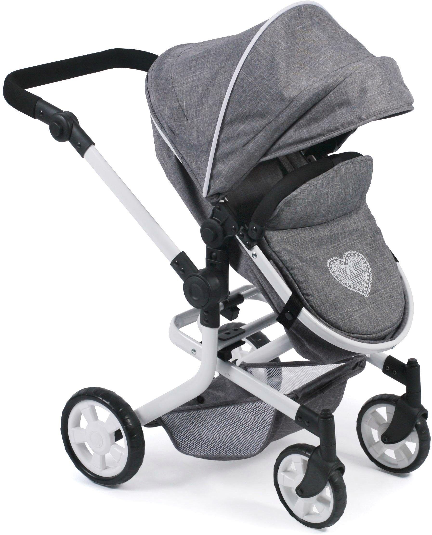 CHIC2000 Kombi-Puppenwagen Mika, Jeans Grey, mit günstig online kaufen